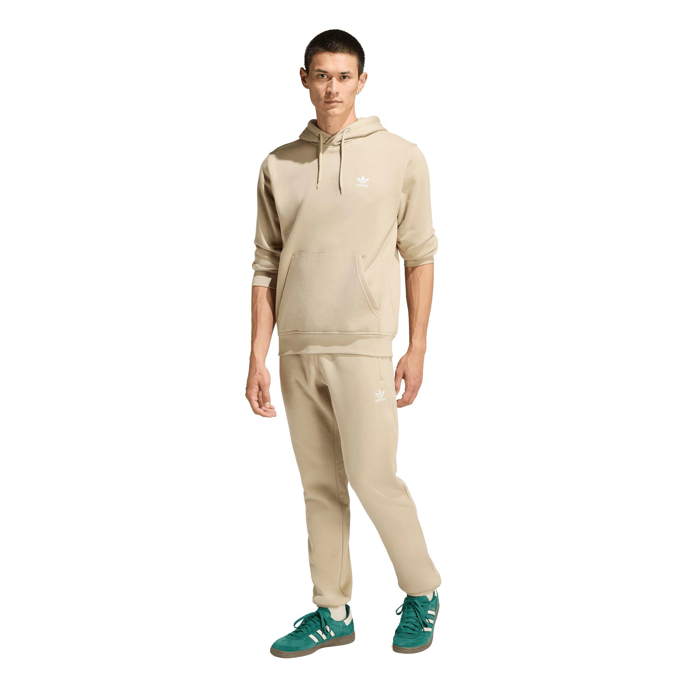 adidas Originals Men's Trefoil Essentials Pants - Khaki - KHAKI Thumbnail View 5