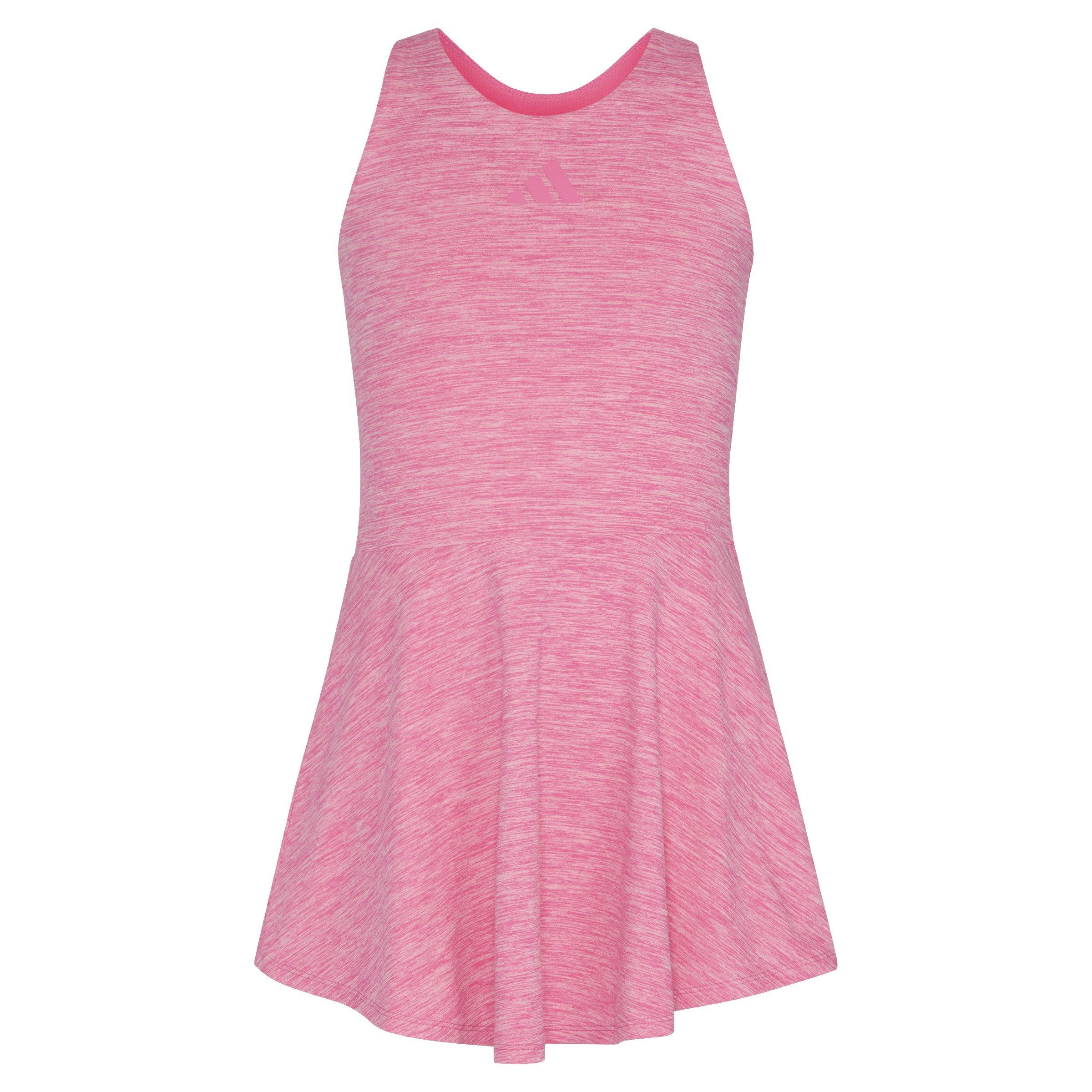 adidas Mélange Big Girls' Pink​ Flounce Dress