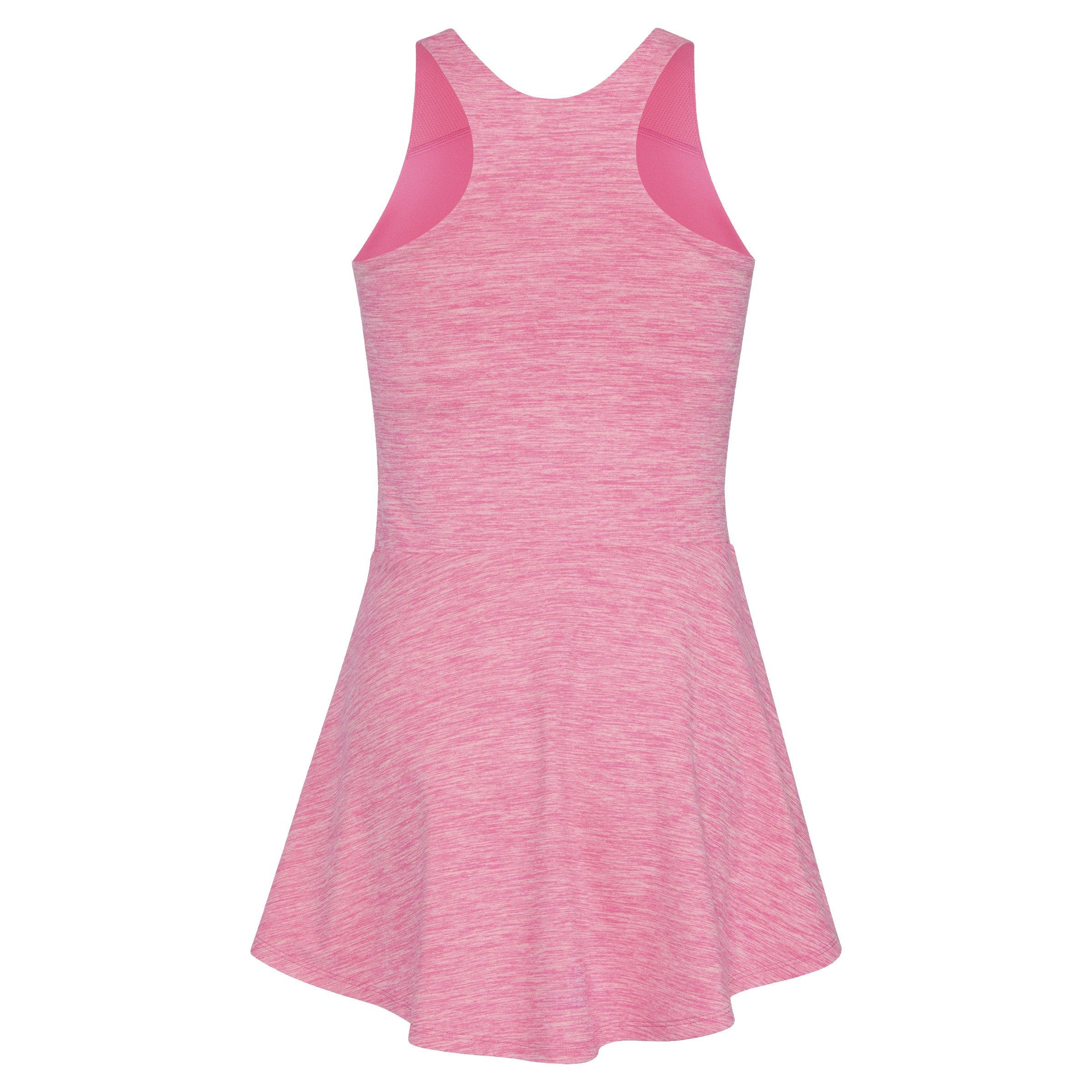 adidas Mélange Big Girls' Pink​ Flounce Dress