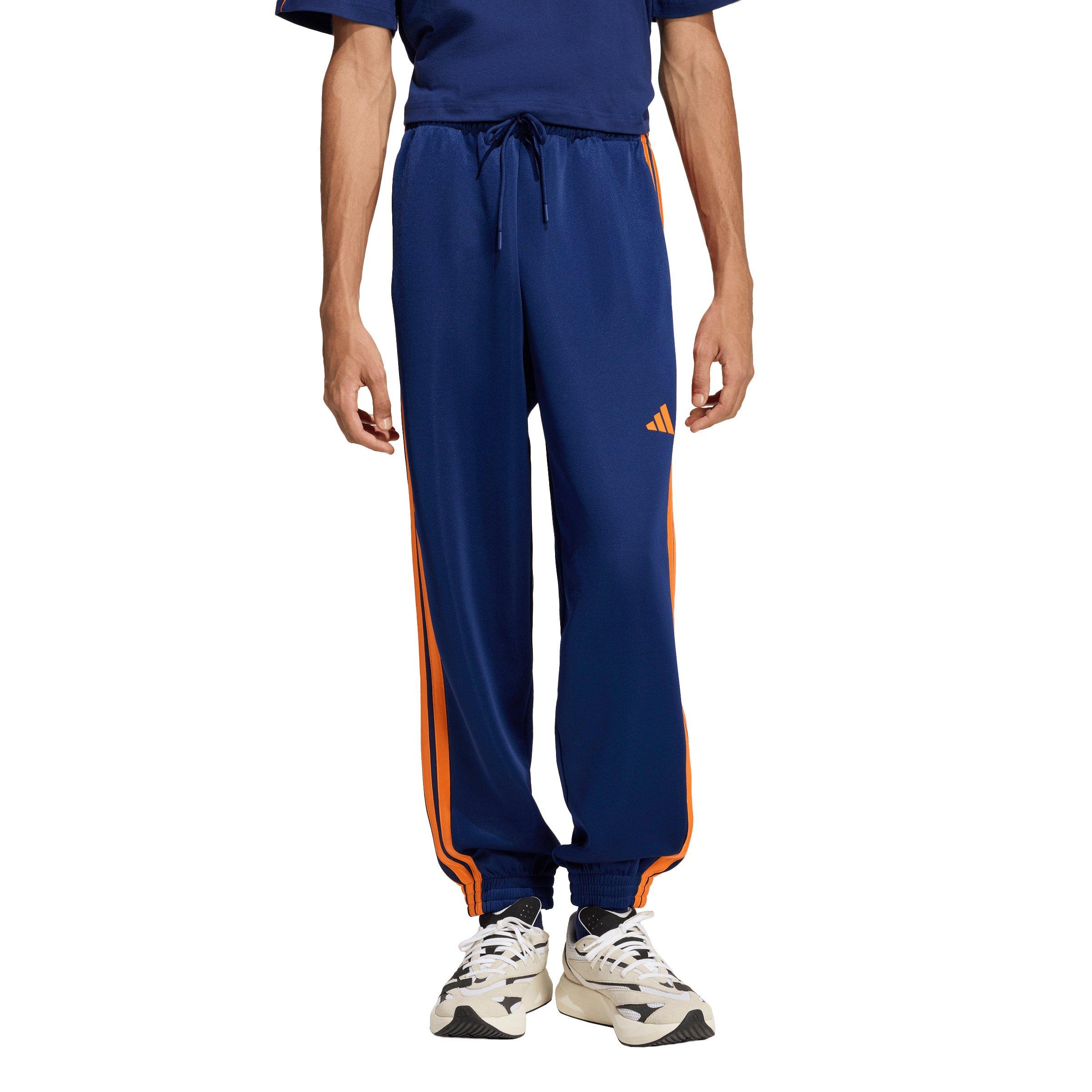 adidas Men's Stadium Track Pants - Blue/Orange - BLUE/ORANGE Thumbnail View 1