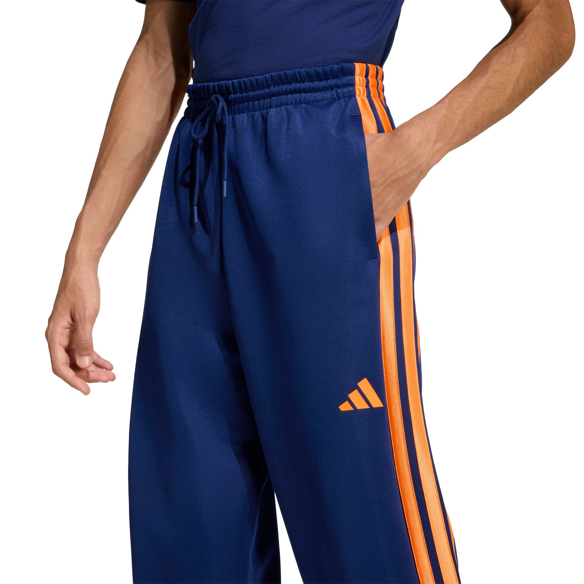 adidas Men's Stadium Track Pants -Blue/Orange - BLUE/ORANGE Thumbnail View 3