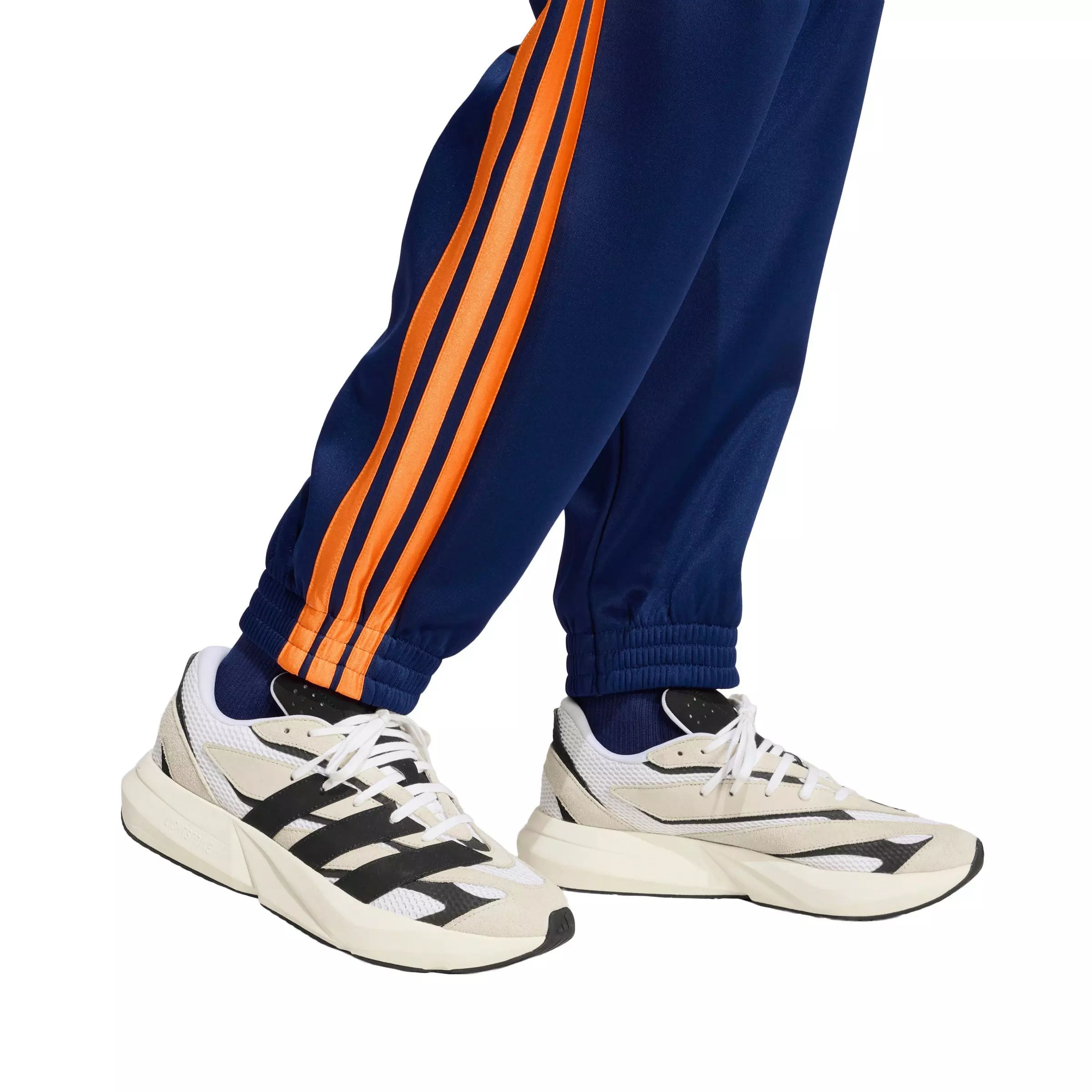 adidas Men's Stadium Track Pants -Blue/Orange - BLUE/ORANGE