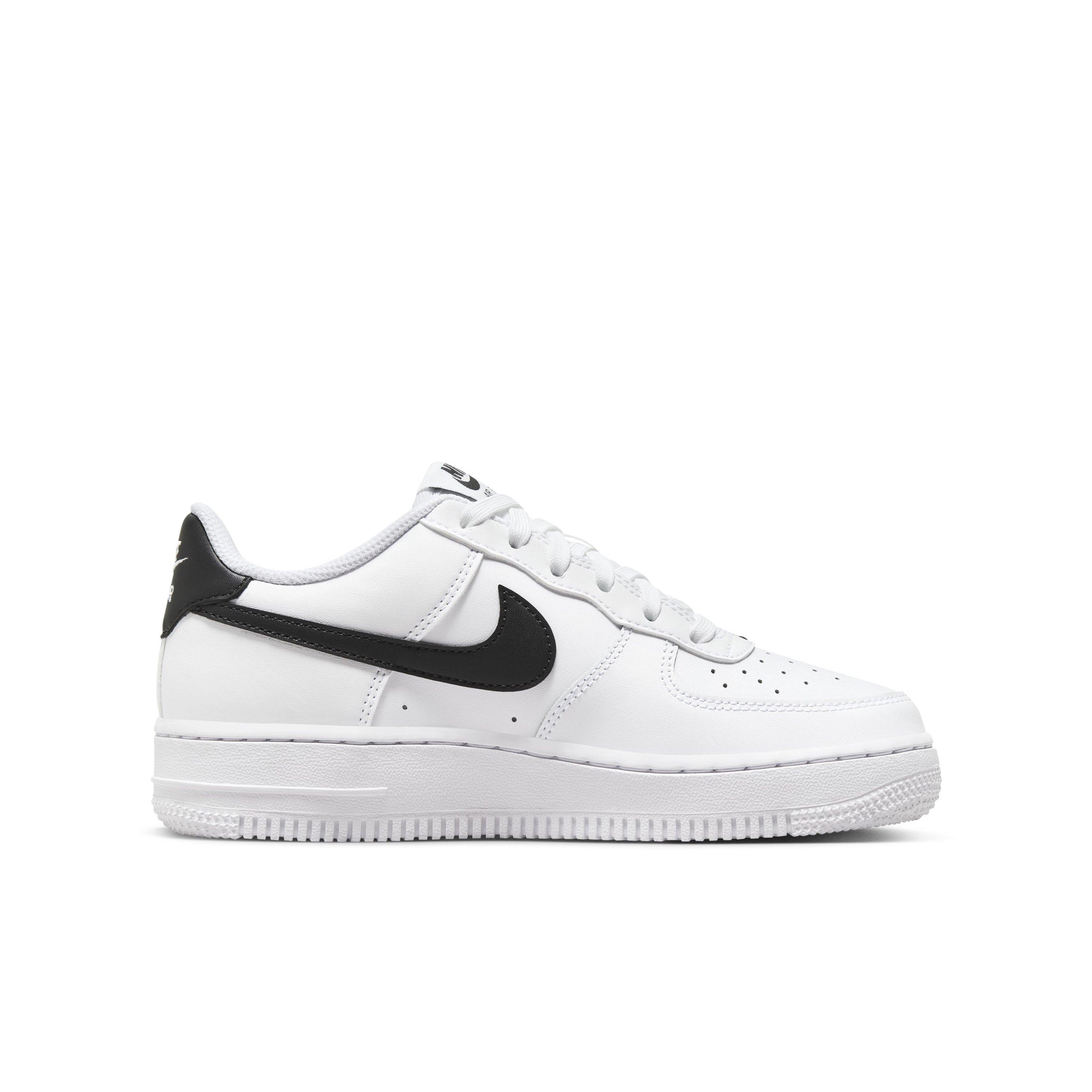 Nike Air Force 1 Low "White/Black" Grade School Boys' Shoe - WHITE/BLACK Thumbnail View 1