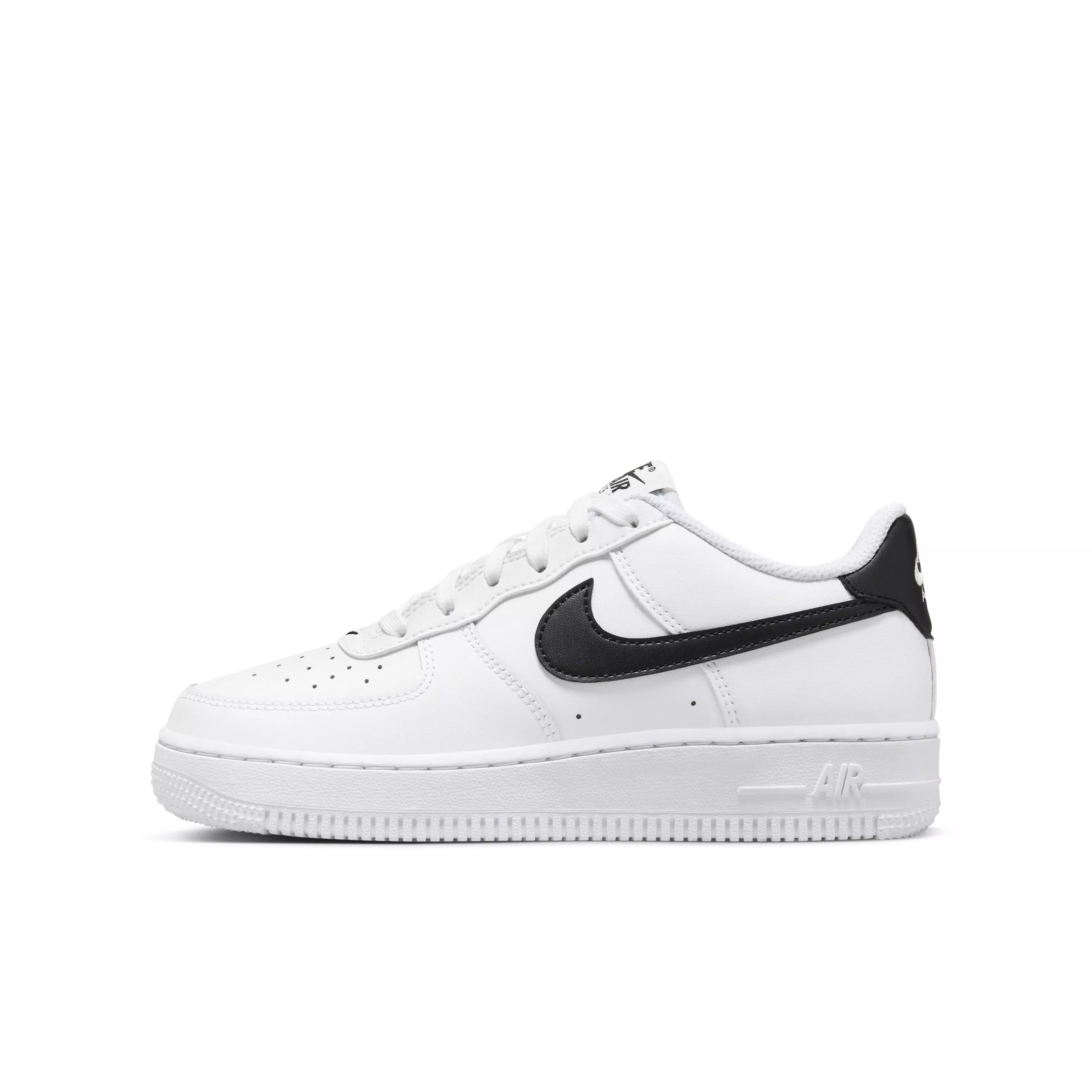 Nike Air Force 1 Low "White/Black" Grade School Boys' Shoe - WHITE/BLACK