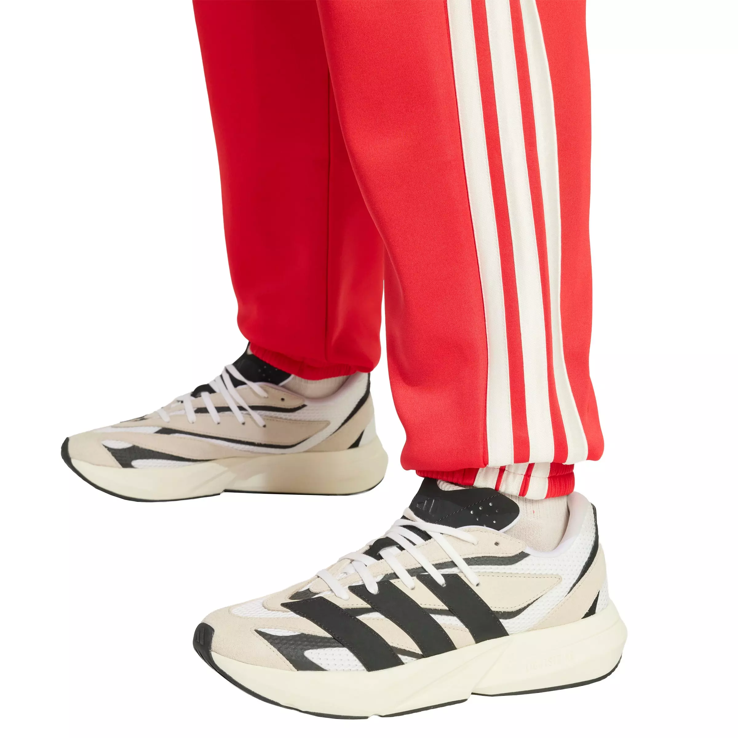 adidas Men's Stadium Track Pants -Red/White - RED/WHITE