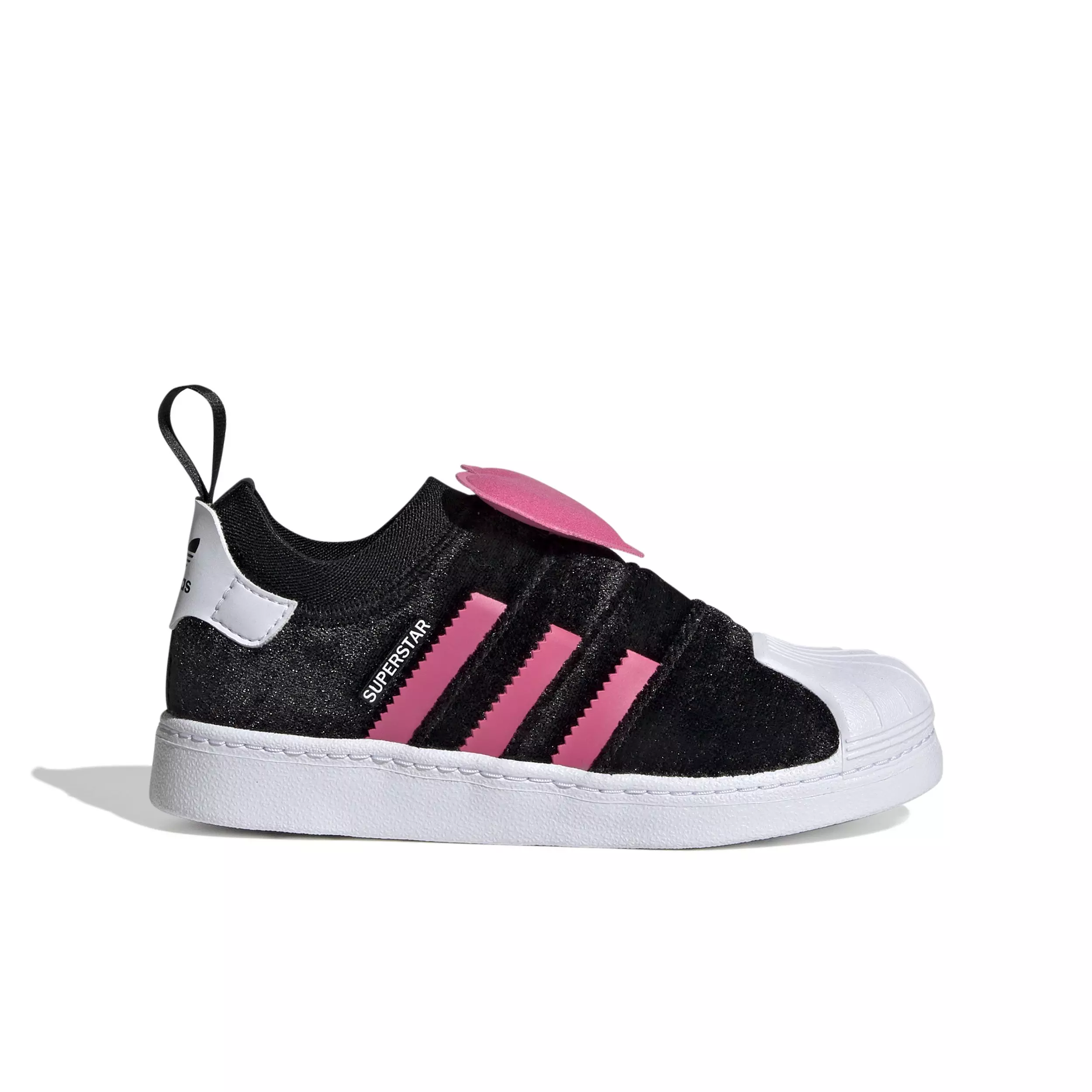 adidas Originals Superstar 360 2.0 "Core Black/Pul Mag/Ftwr White" Preschool Girls' Shoe - BLACK/MAG/WHITE