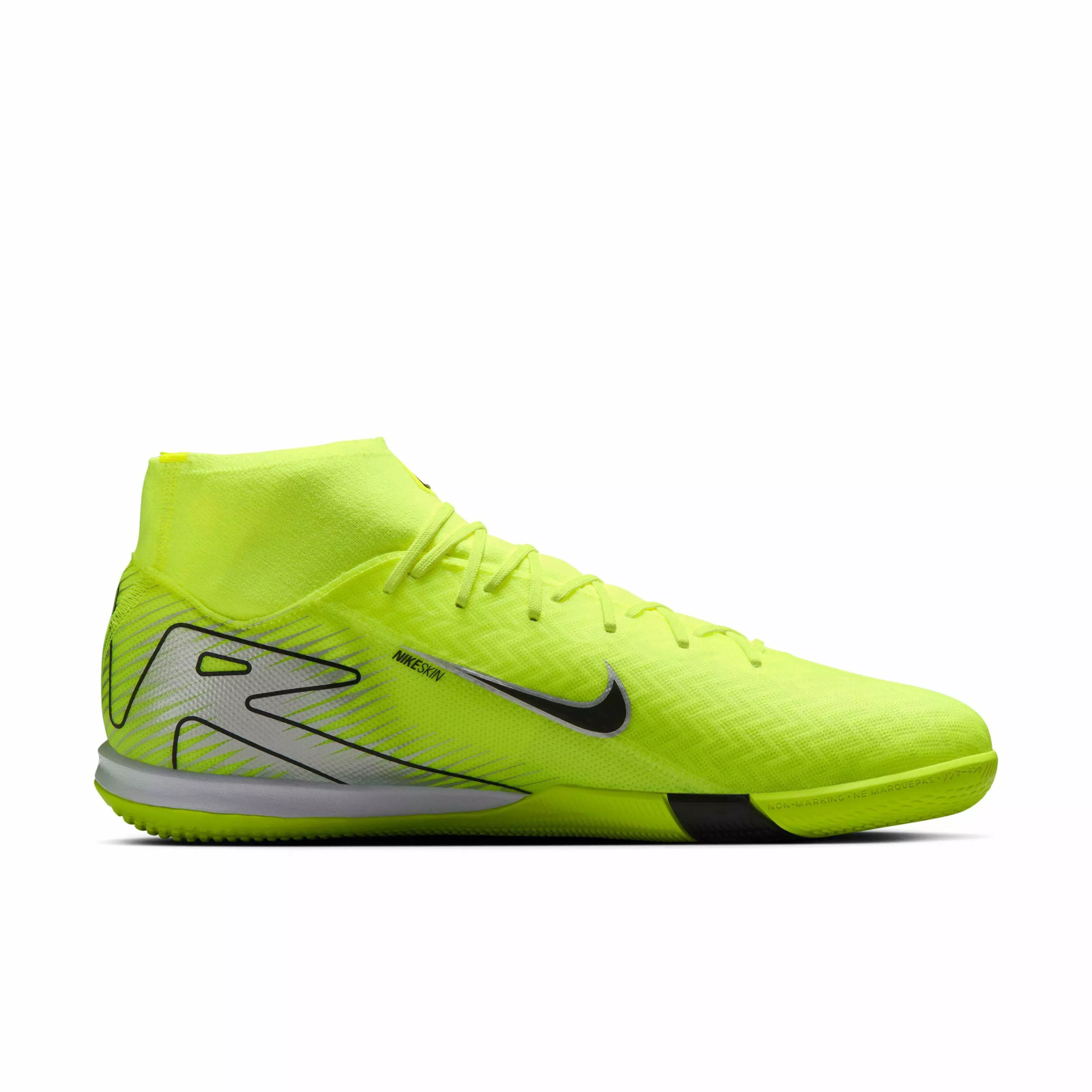 Nike Mercurial Superfly 10 Academy IC "Volt/Black" Men's Soccer Shoe - VOLT/BLACK