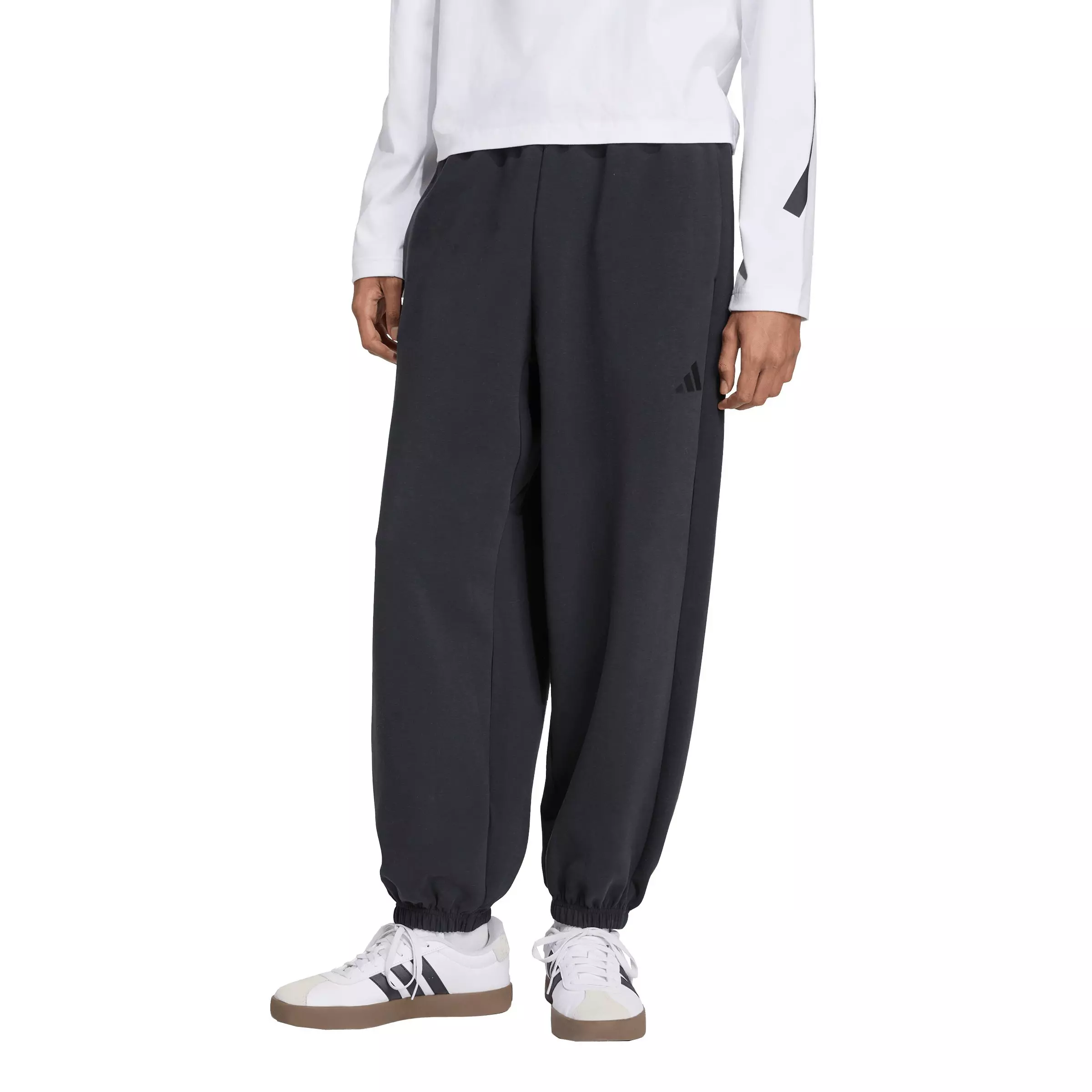 adidas Men's Soft Lux Tracksuit Bottoms - Black - BLACK
