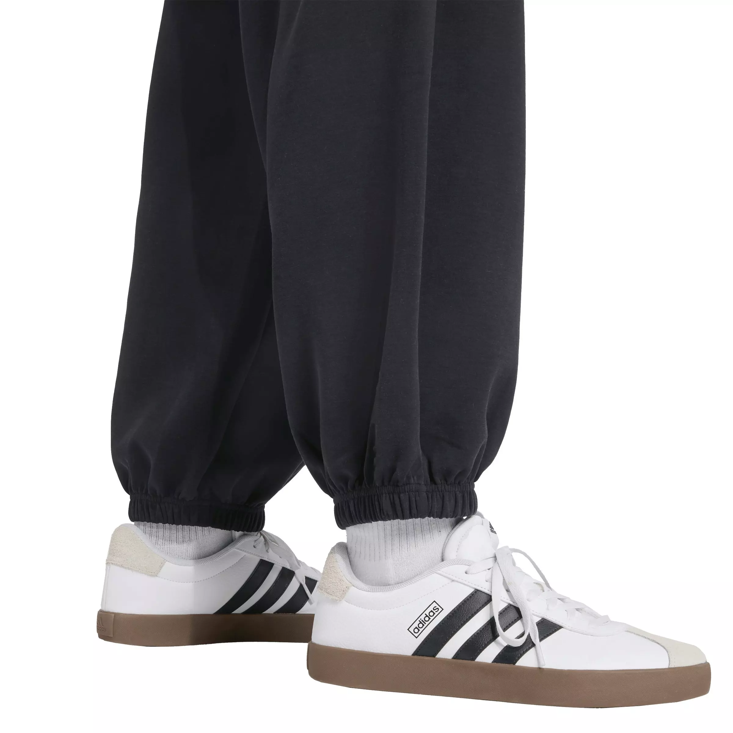 adidas Men's Soft Lux Tracksuit Bottoms -Black - BLACK