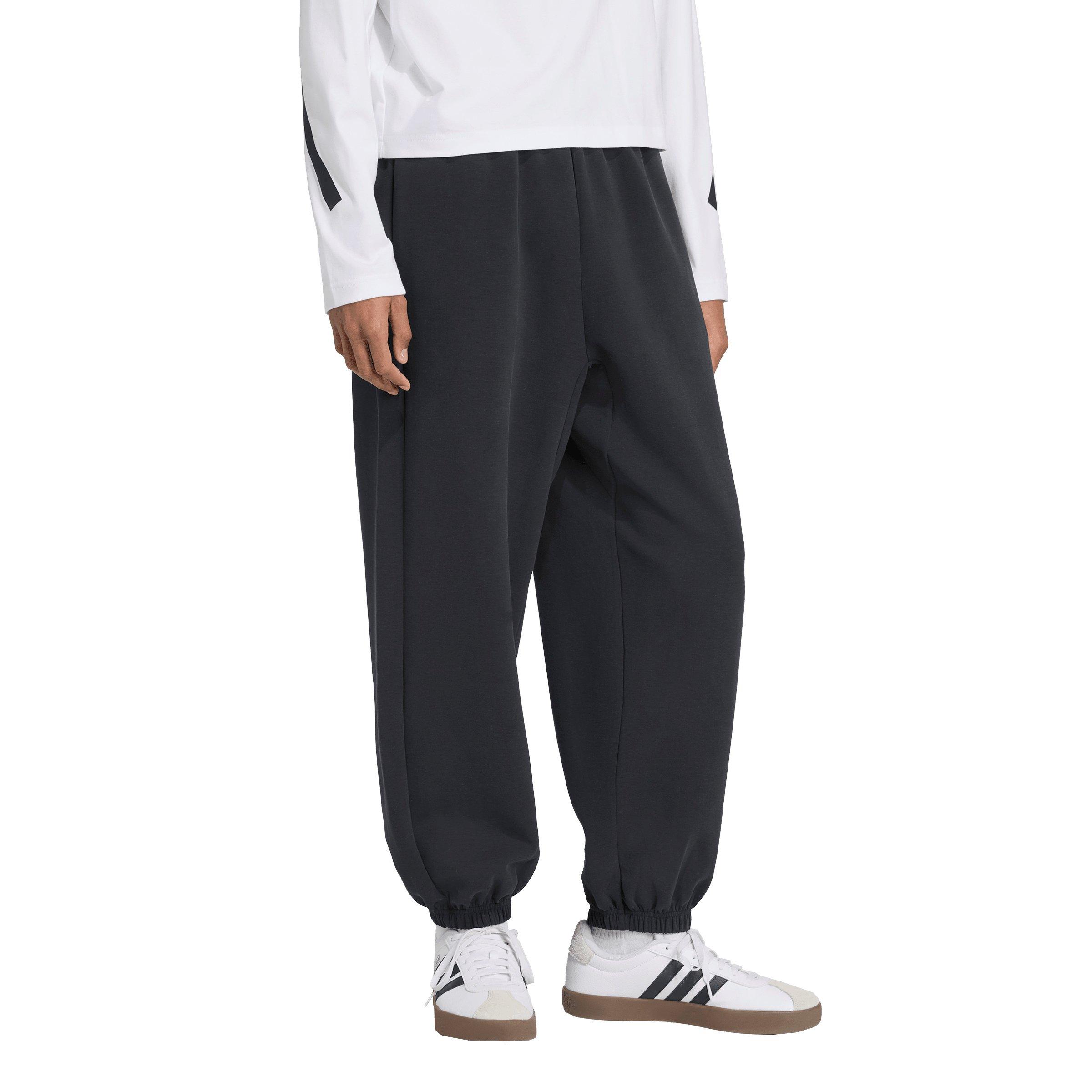 adidas Men's Soft Lux Tracksuit Bottoms - Black - BLACK Thumbnail View 5