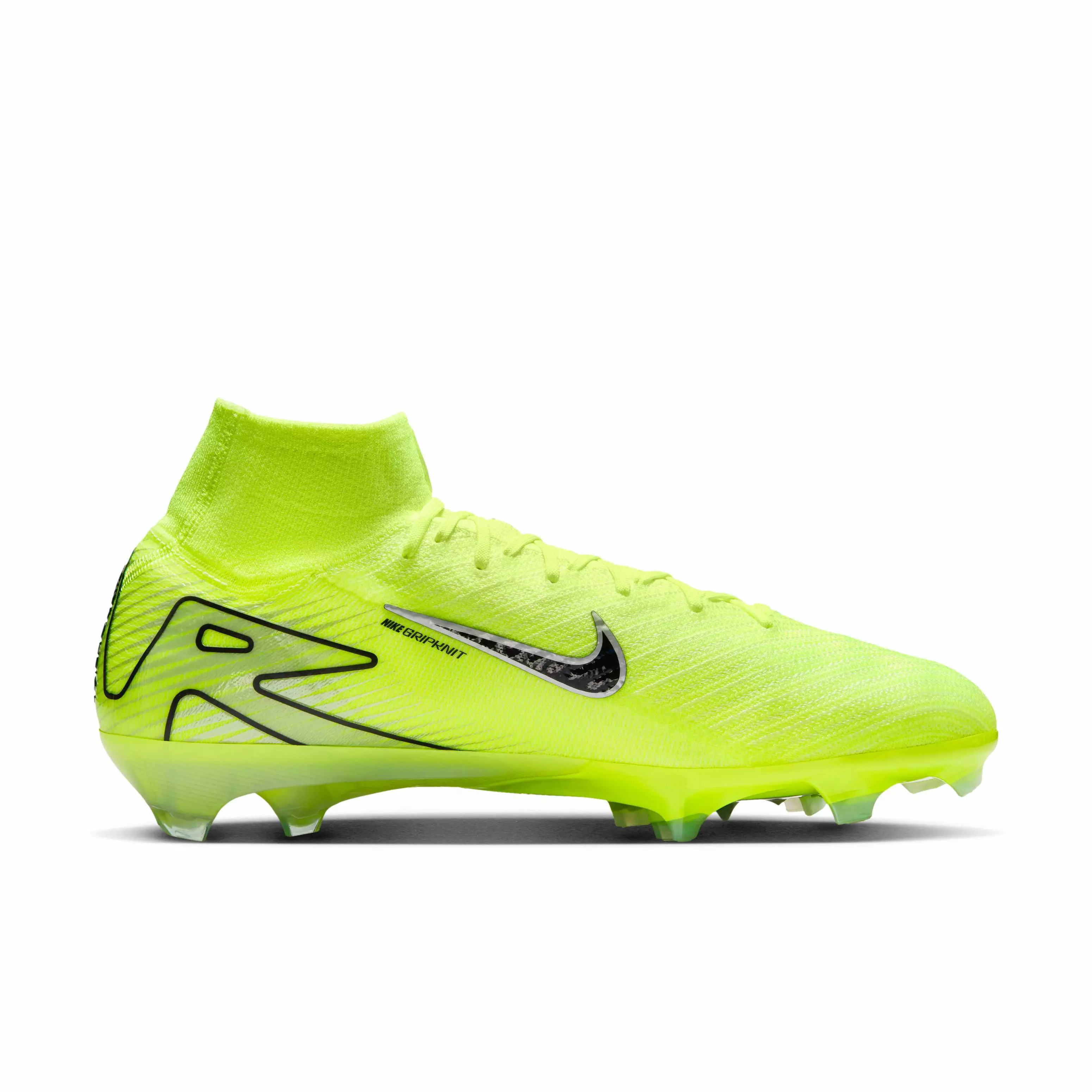 Nike Mercurial Superfly 10 Elite FG "Volt/Black" Men's Soccer Cleat - VOLT/BLACK