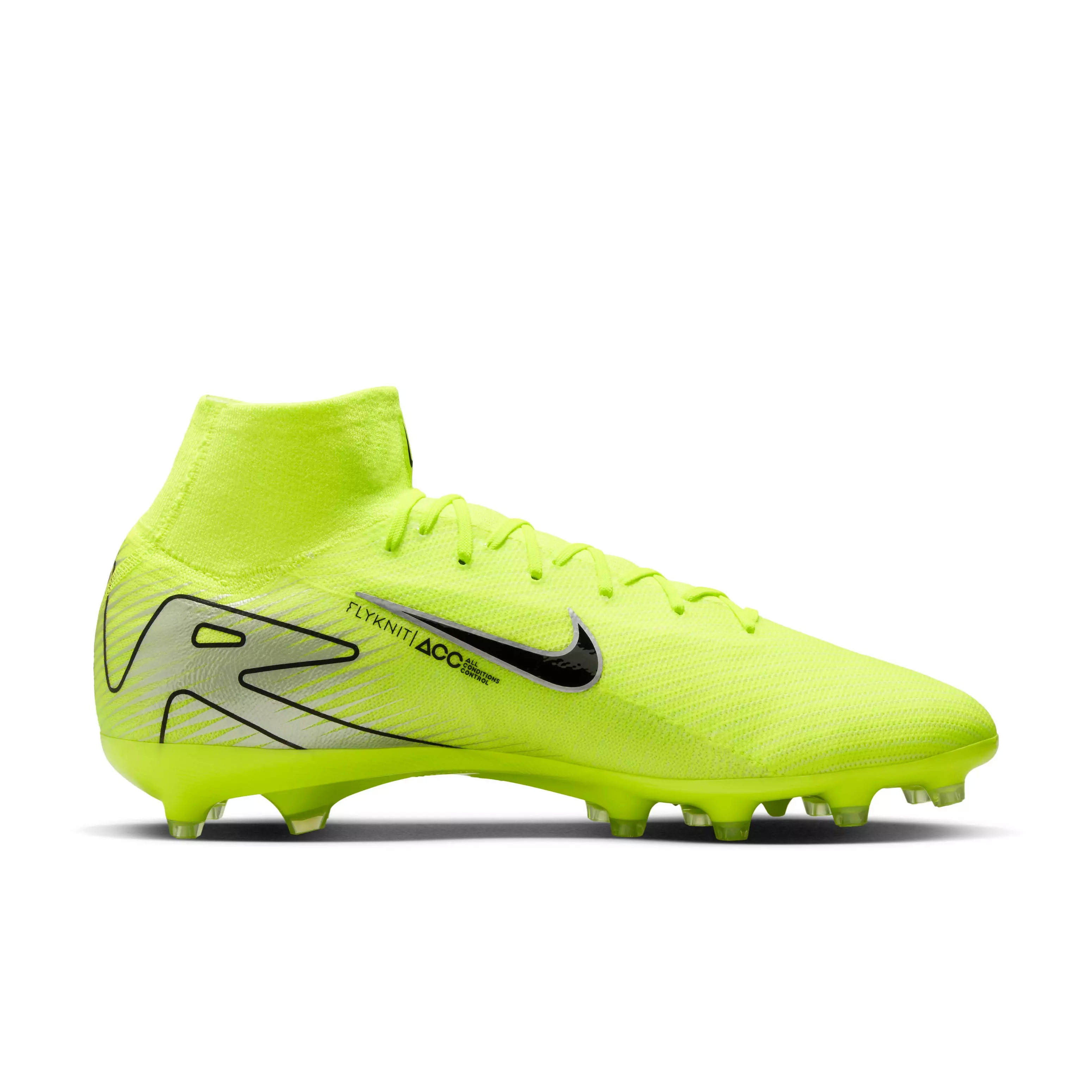 Nike Mercurial Superfly 10 Pro AG "Volt/Black" Men's Soccer Cleat - VOLT/BLACK