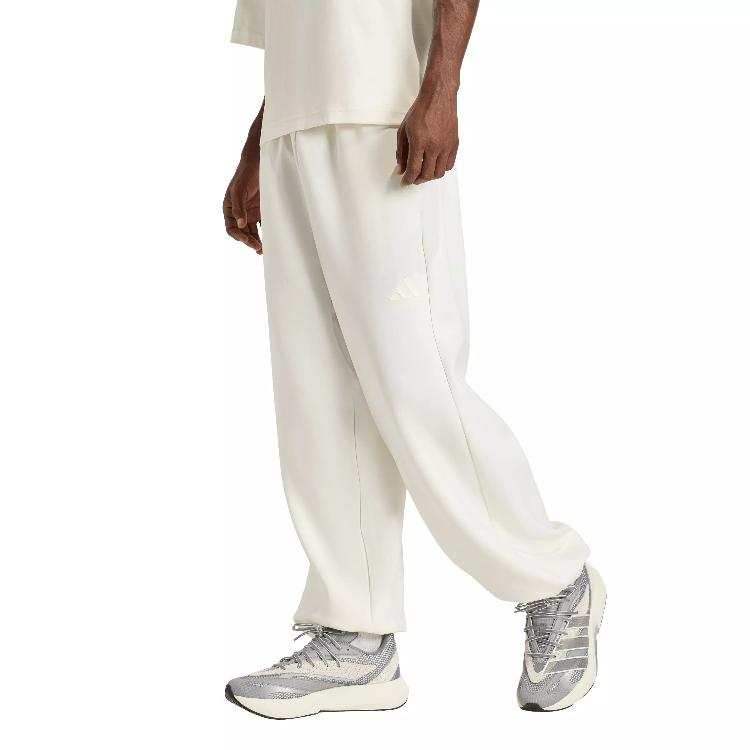 adidas Men's Soft Lux Pants -Off White - OFF-WHITE