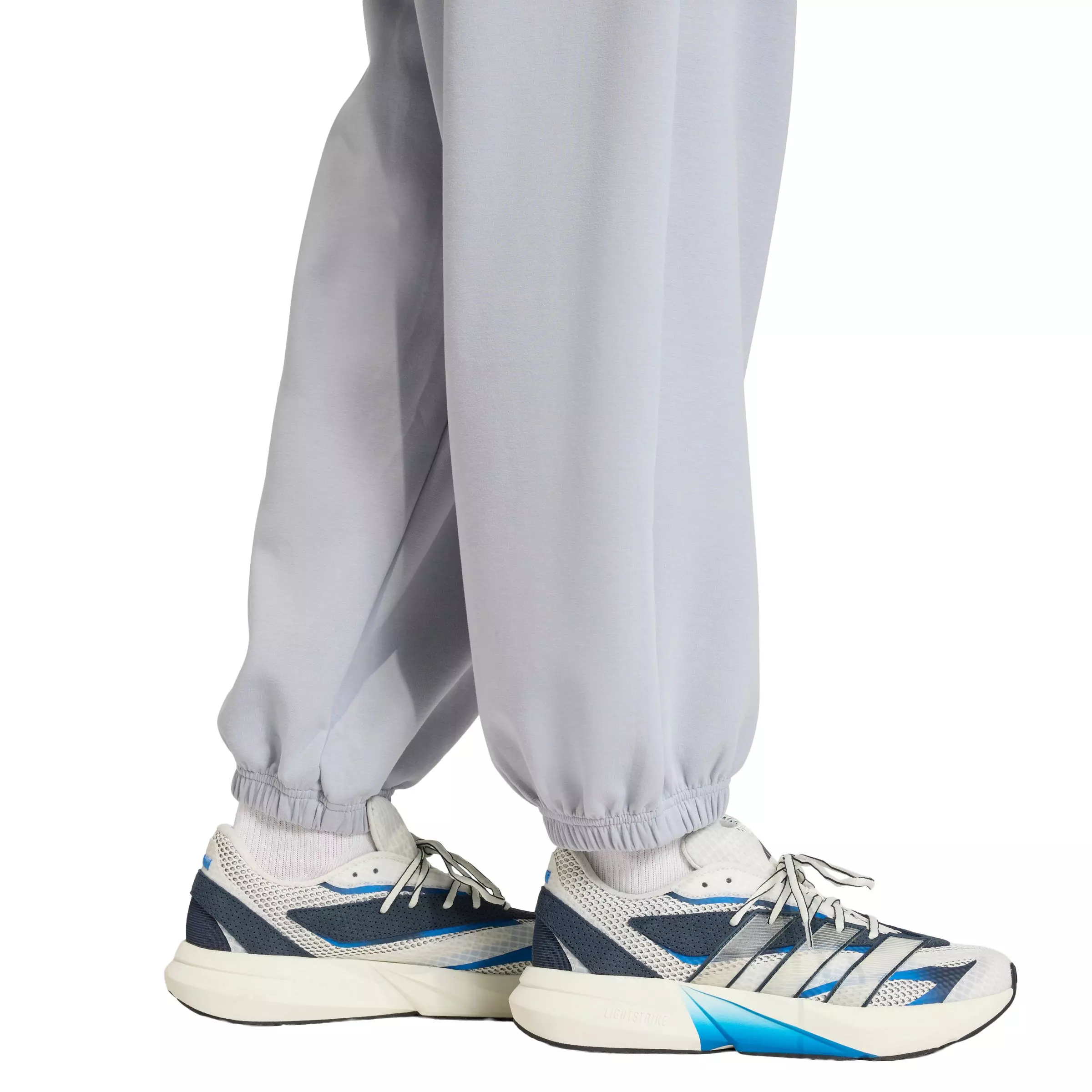 adidas Men's Soft Lux Pants - Silver - SILVER
