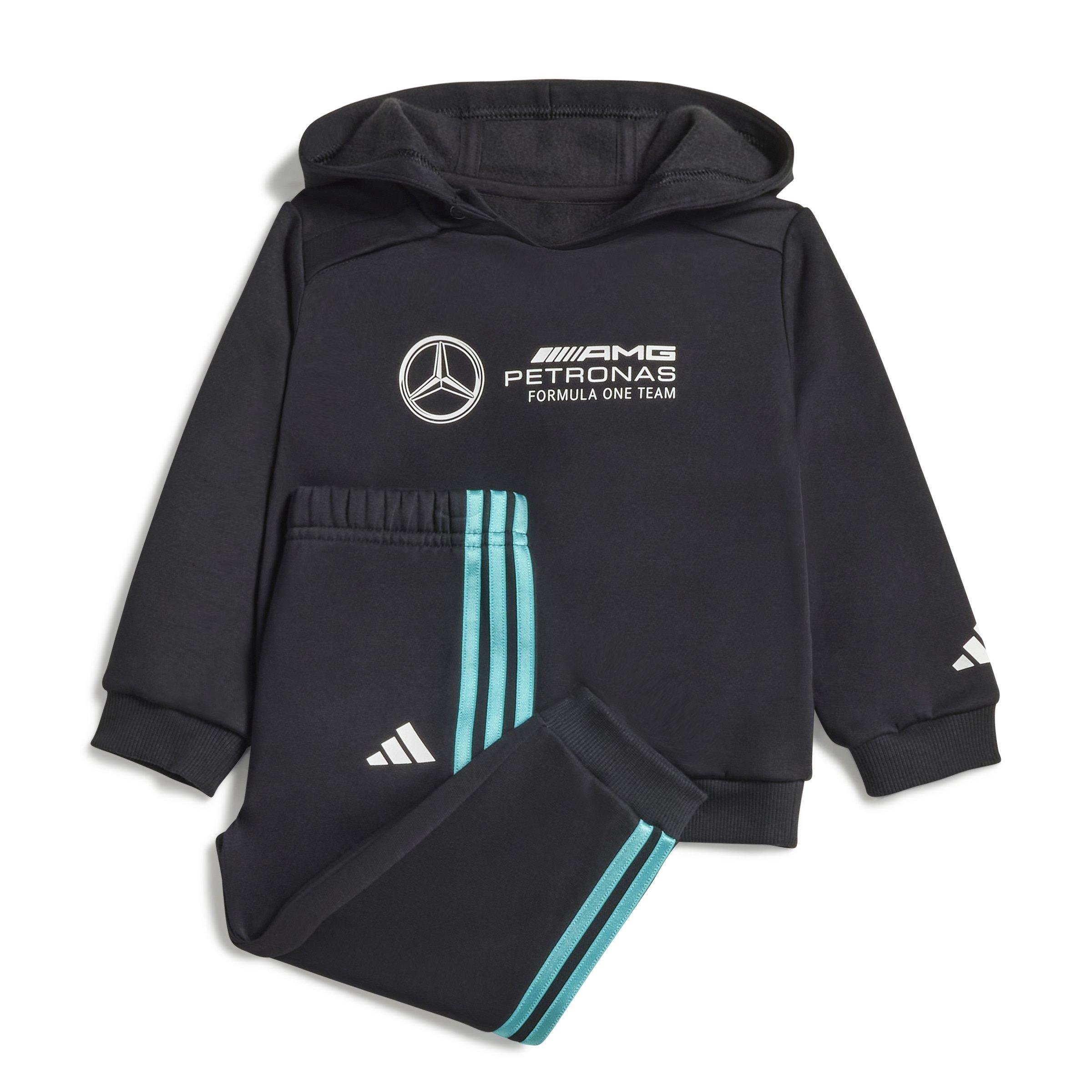 adidas Mercedes - AMG Petronas Formula One Team Toddler Kids' Black Hoodie and Jogger Set