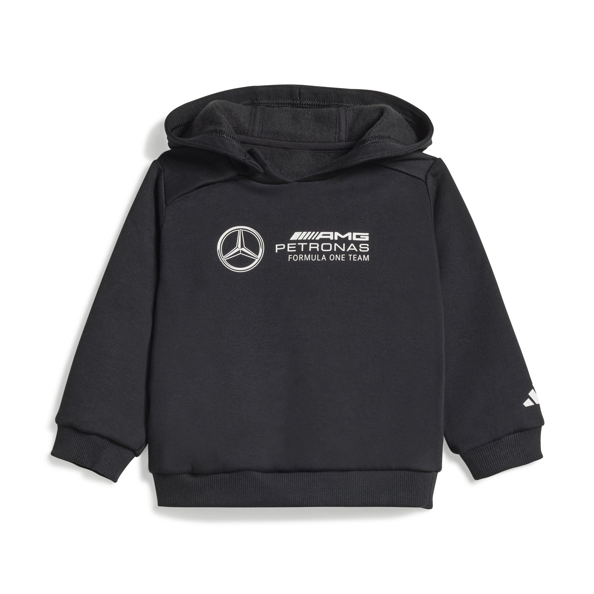adidas Mercedes - AMG Petronas Formula One Team Toddler Kids' Black Hoodie and Jogger Set