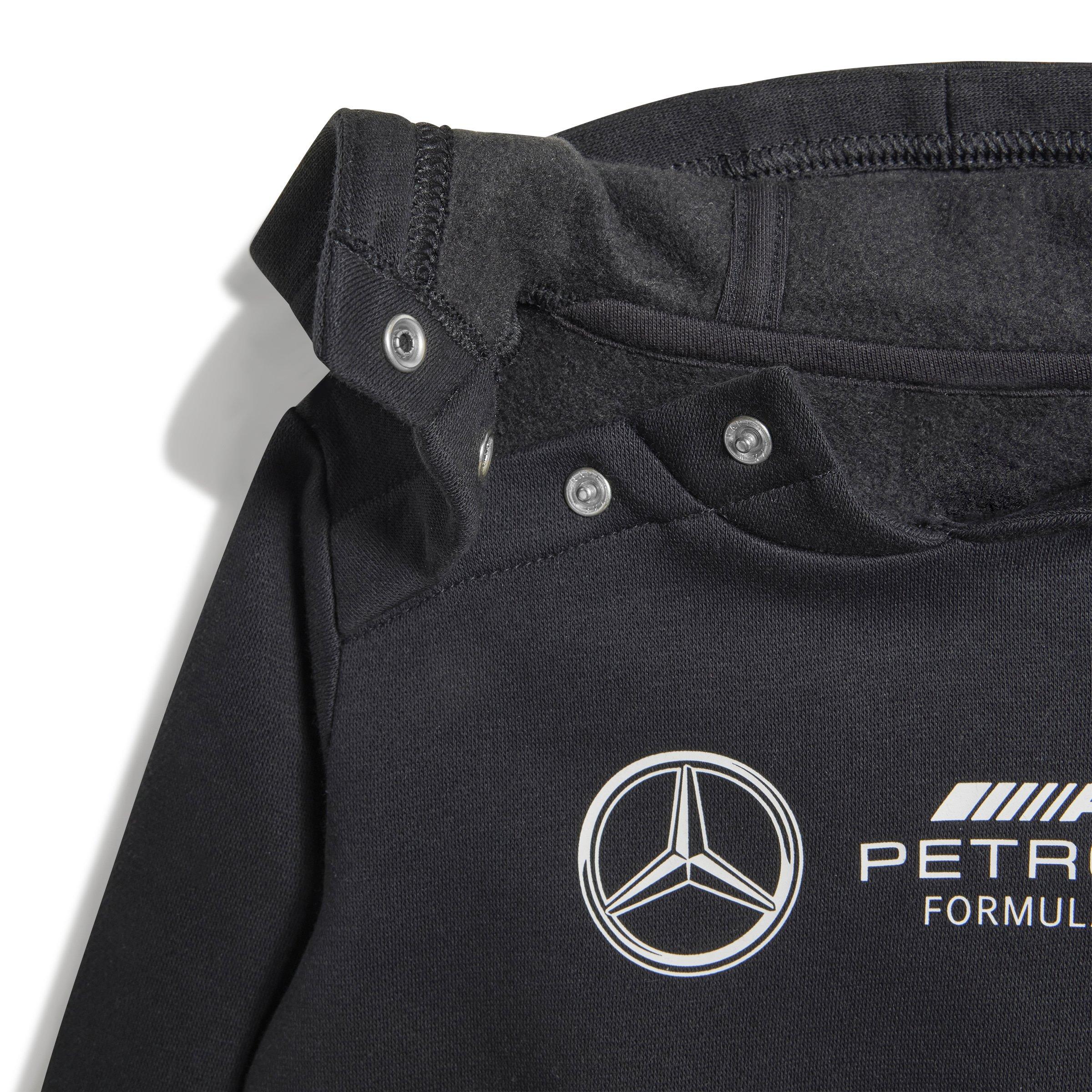 adidas Mercedes - AMG Petronas Formula One Team Toddler Kids' Black Hoodie and Jogger Set