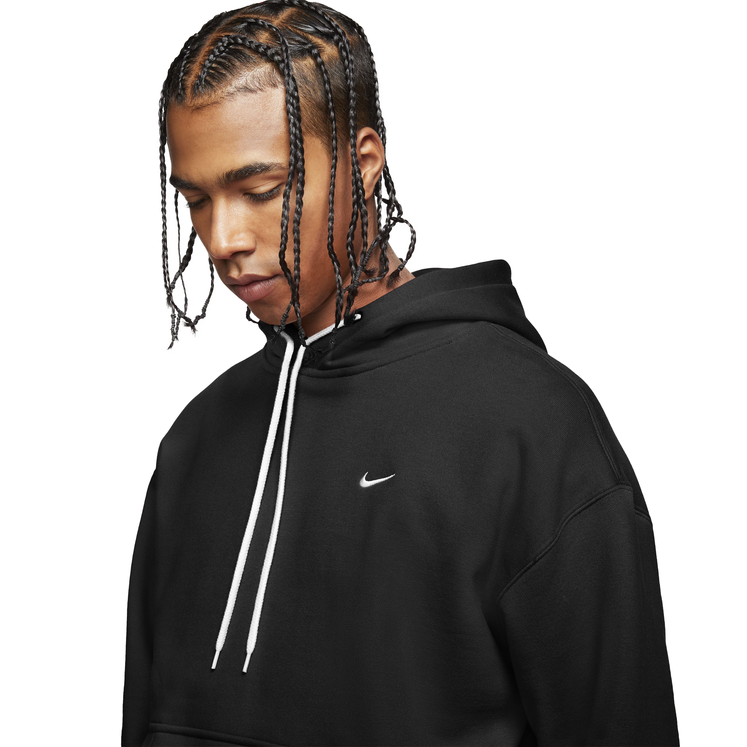 Gray Solo Swoosh Hoodie