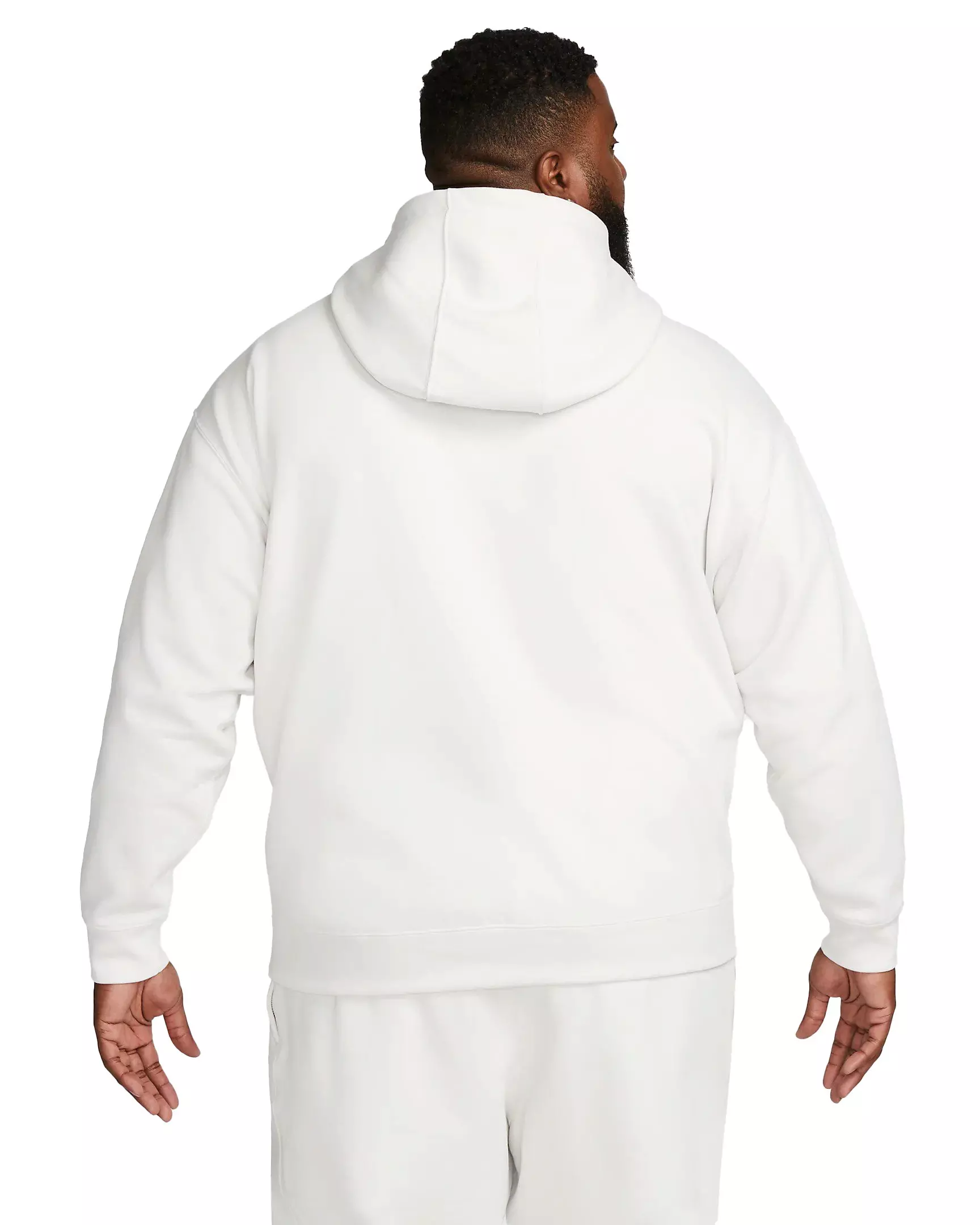 Nike Men's Solo Swoosh Fleece Pullover Hoodie - GREY