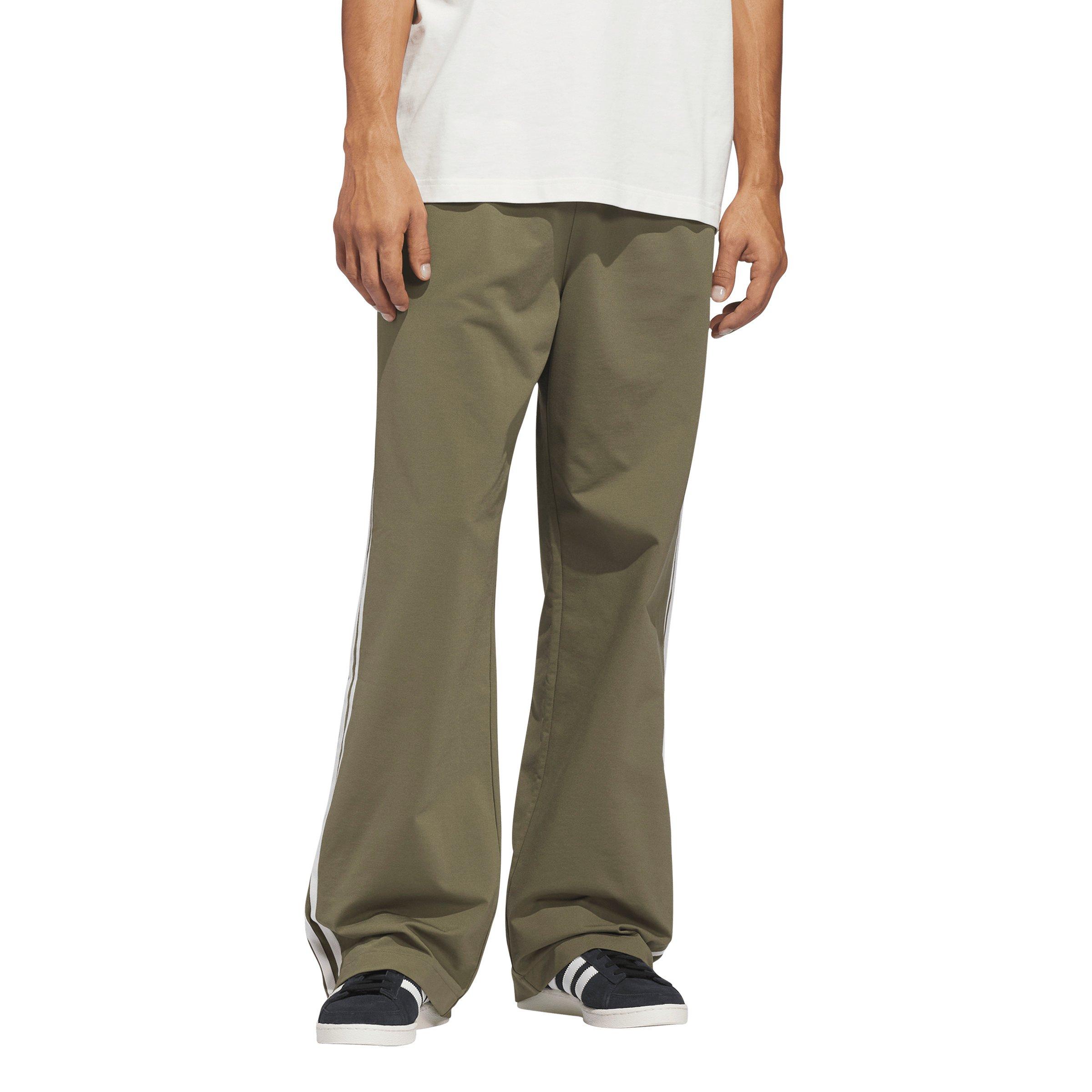 adidas Originals Adult Basketball Snap Pant - Olive - OLIVE Thumbnail View 1