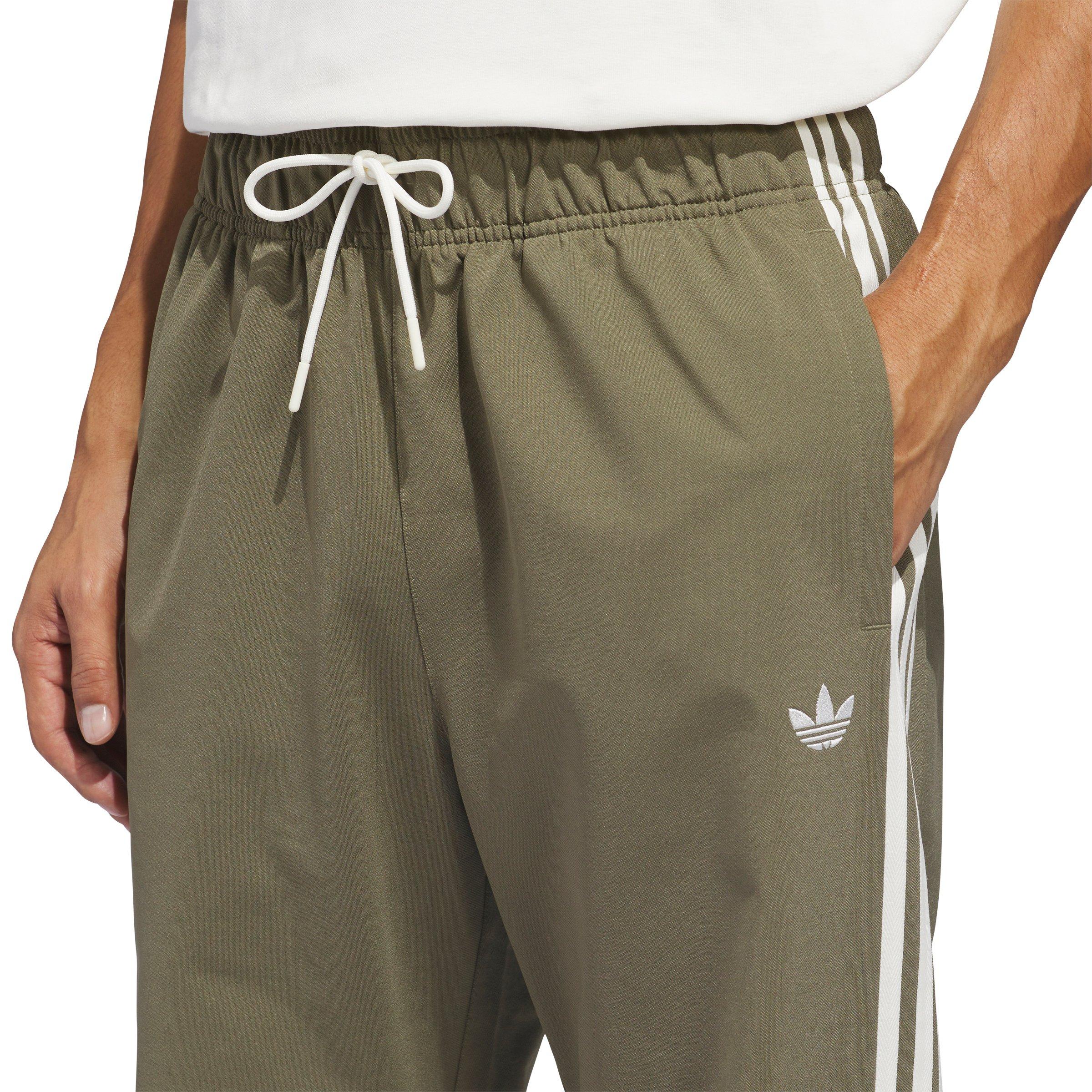 adidas Originals Adult Basketball Snap Pant - Olive - OLIVE Thumbnail View 3