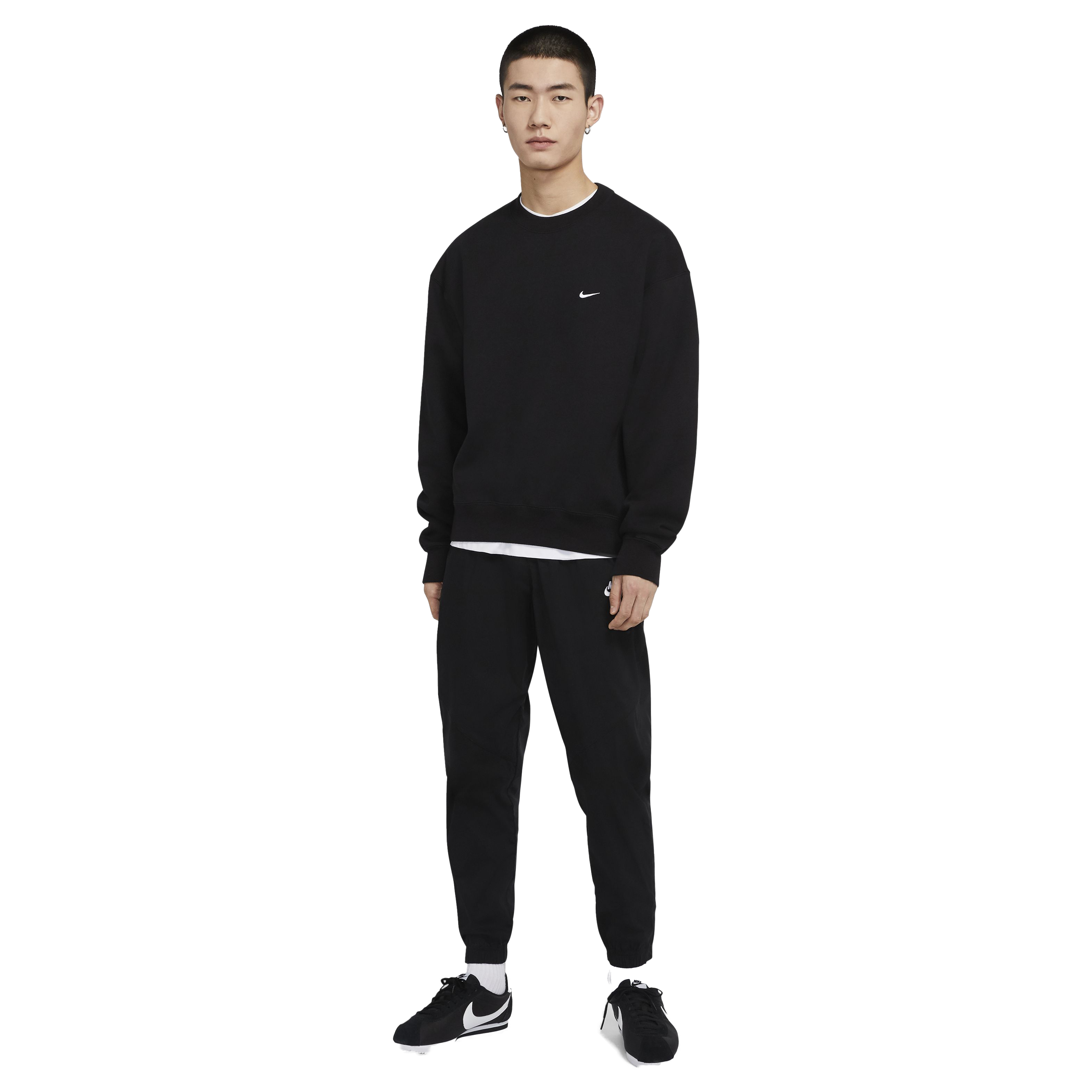 Nike swoosh fleece online crew