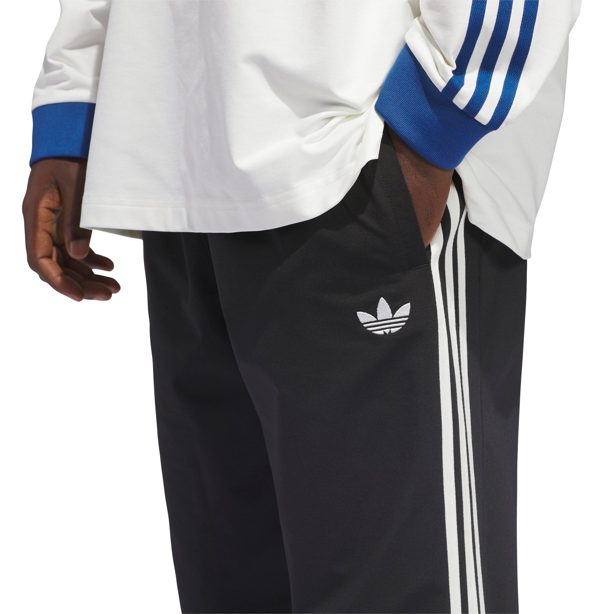 adidas Originals Adult Basketball Snap Pant -Black - BLACK Thumbnail View 3