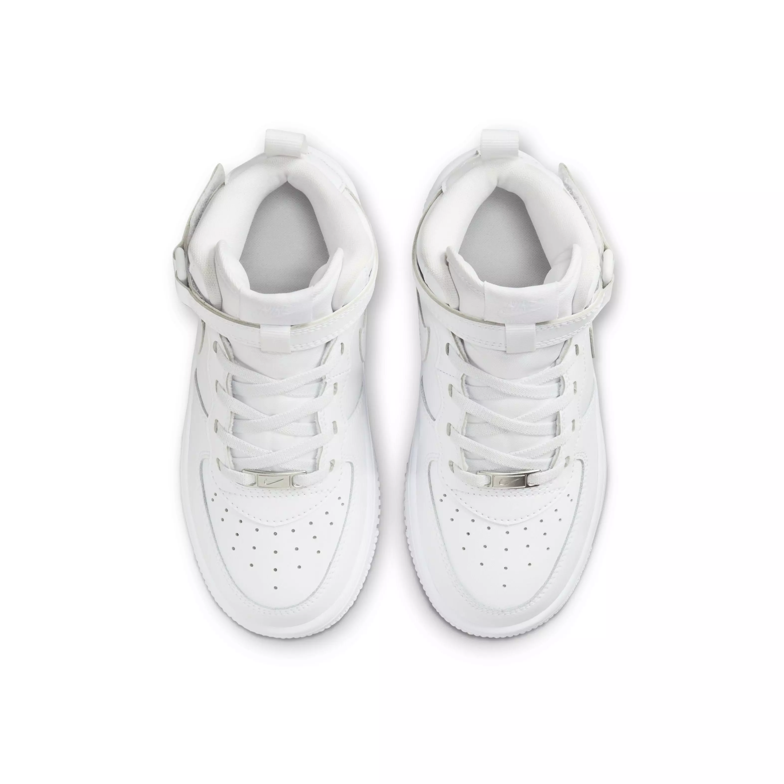 Nike Force 1 Mid EasyOn "White" Preschool Kids' Shoe - WHITE