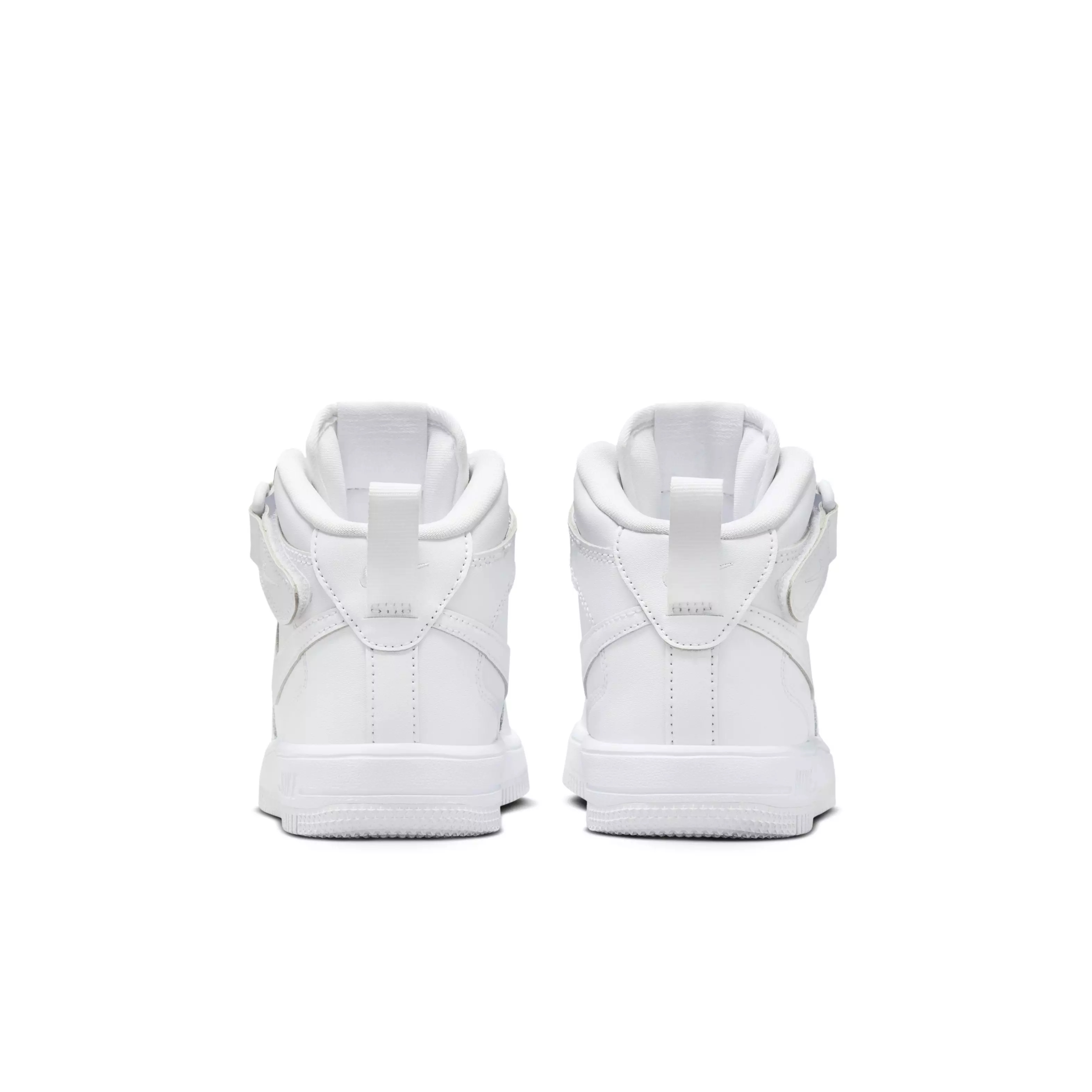 Nike Force 1 Mid EasyOn "White" Preschool Kids' Shoe - WHITE