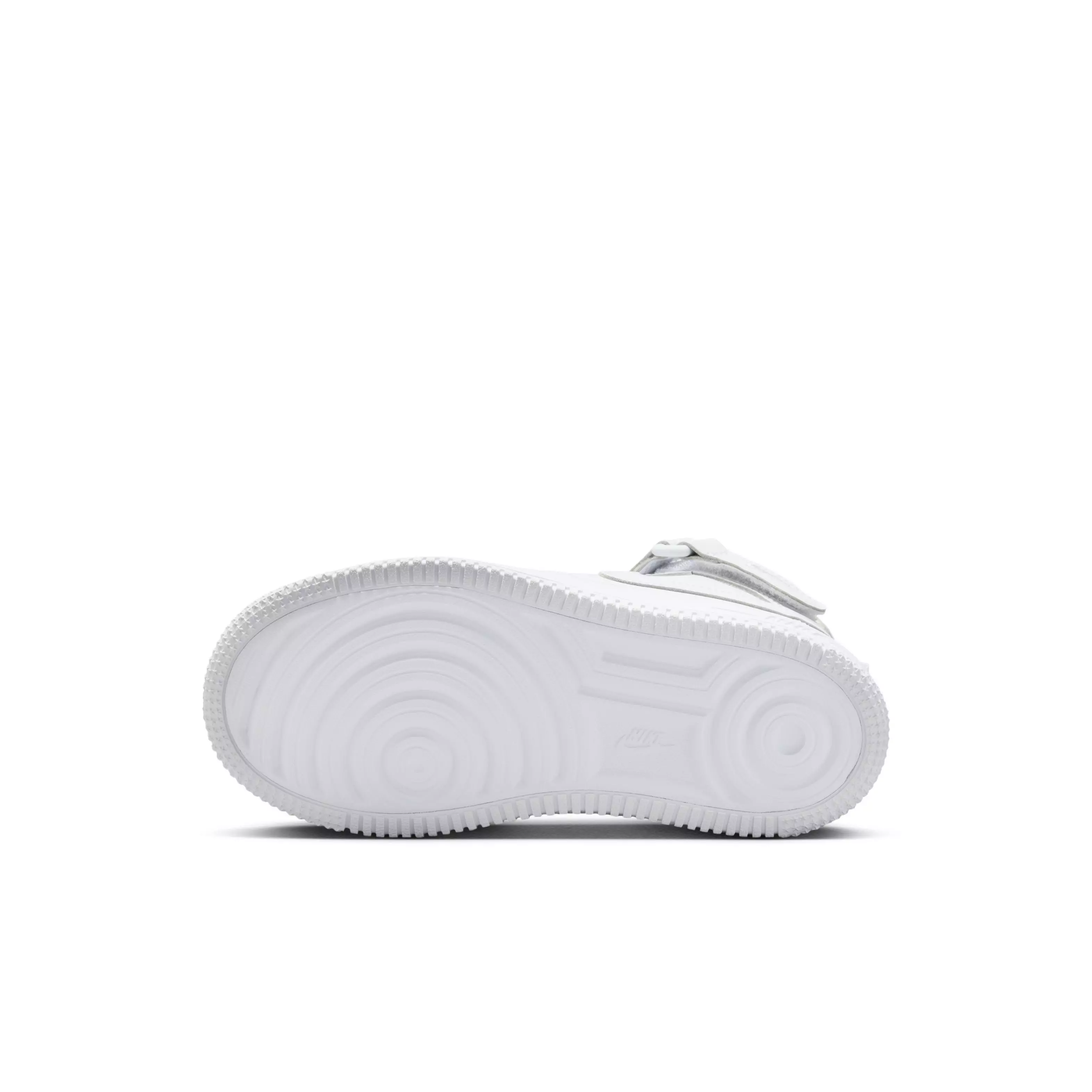 Nike Force 1 Mid EasyOn "White" Preschool Kids' Shoe - WHITE