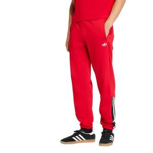 adidas Originals Men's Half Stripes Sweatpants -Red