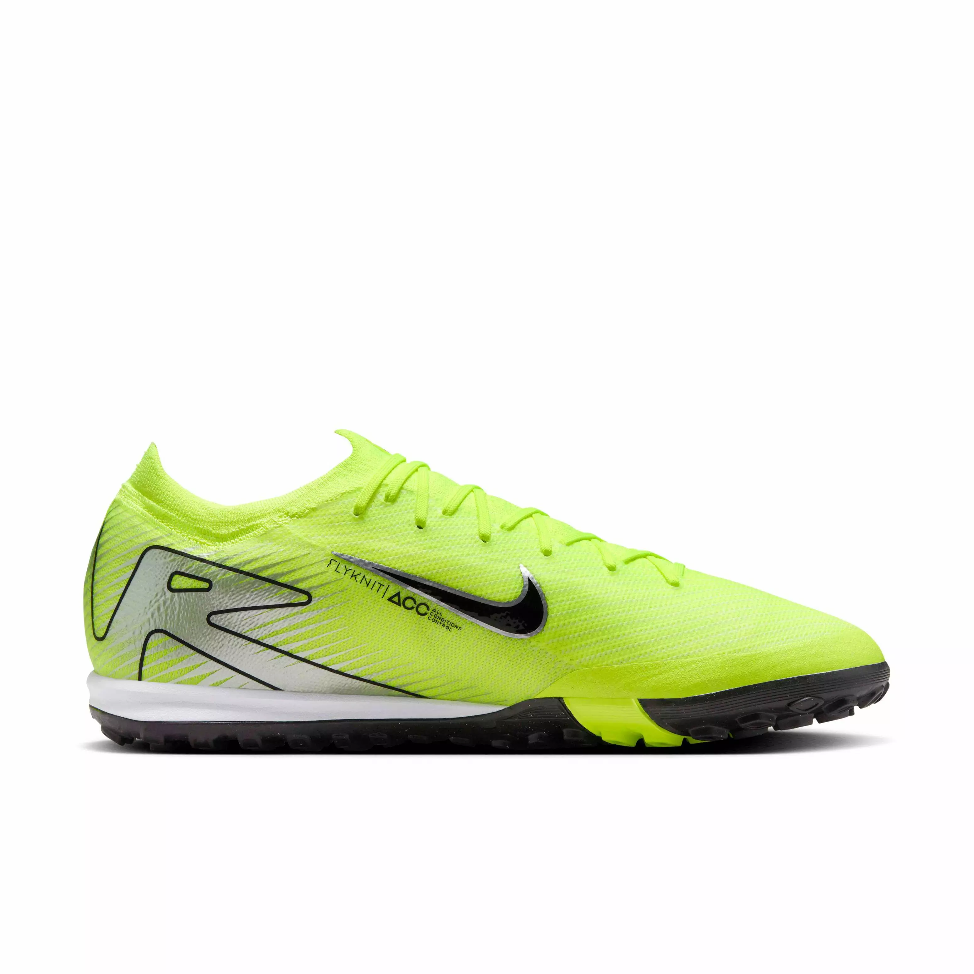 Nike Mercurial Vapor 16 Pro Turf "Volt/Black" Men's Soccer Shoe - VOLT/BLACK