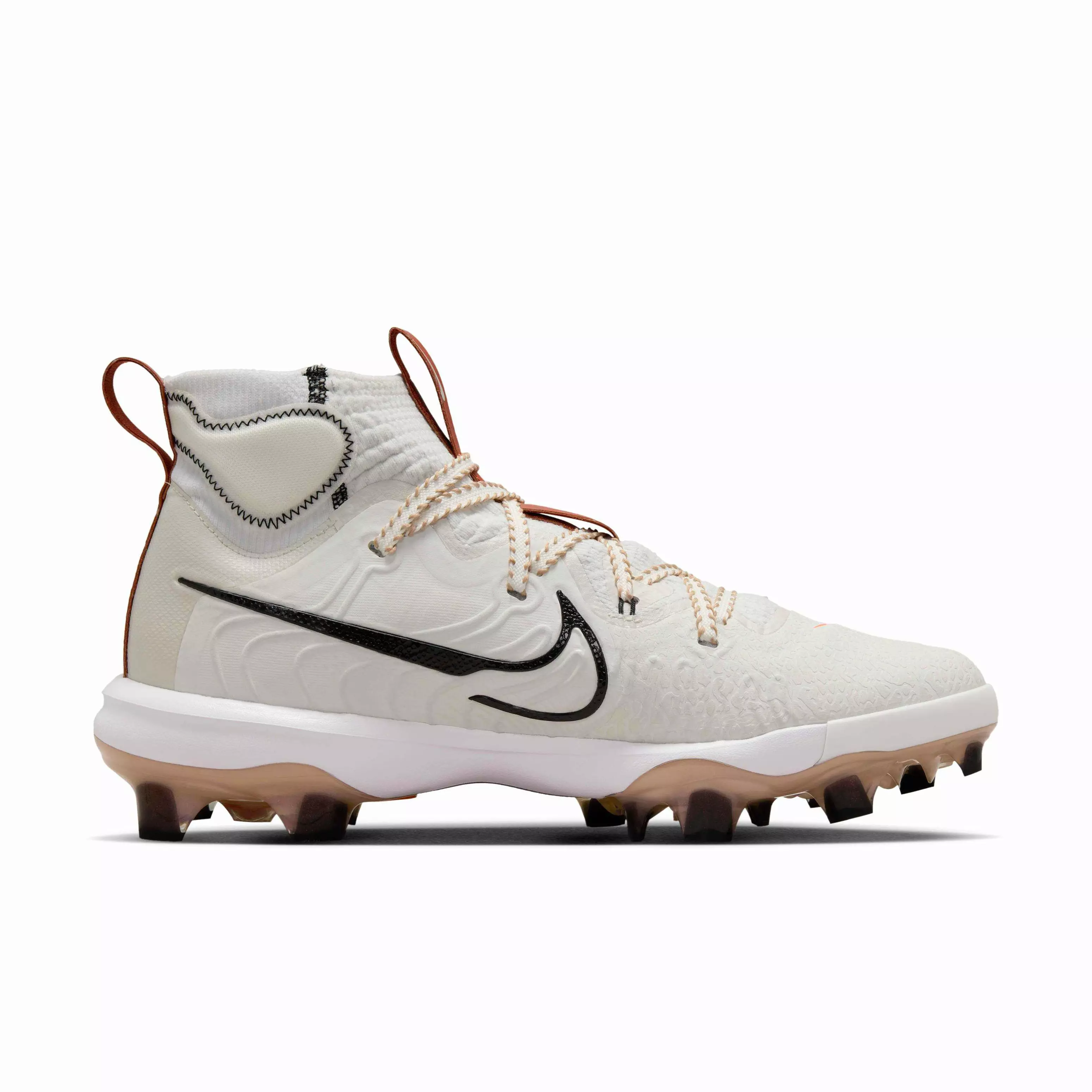 Nike Alpha Huarache NXT MCS "Summit White/Phantom/Hemp/Royal Pulse" Men's Baseball Cleat - WHITE/PHANTOM/HEMP/ROYAL