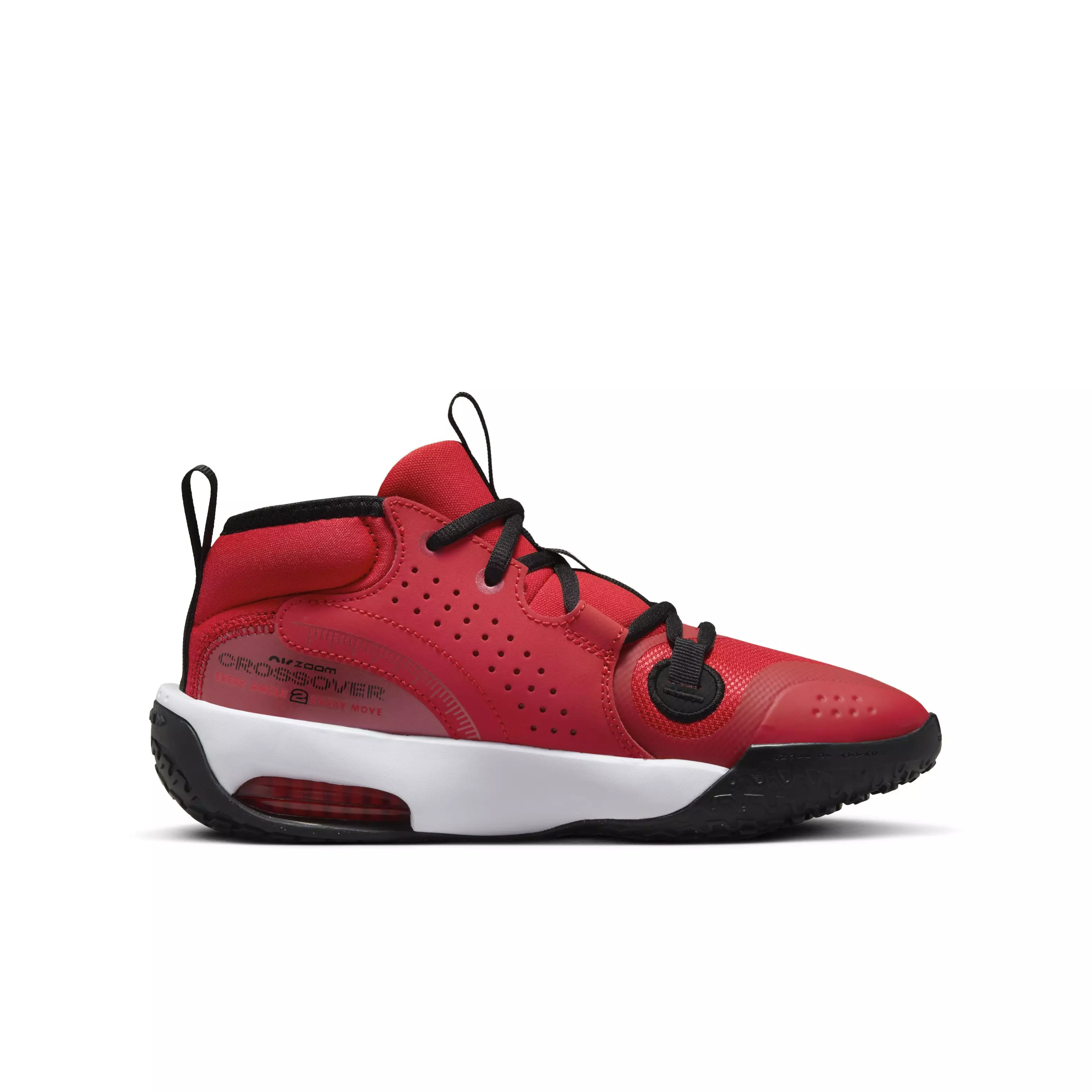Nike Air Zoom Crossover 2 "University Red/Black/Gym Red/White" Grade School Boys' Basketball Shoe - RED/BLACK/RED/WHITE