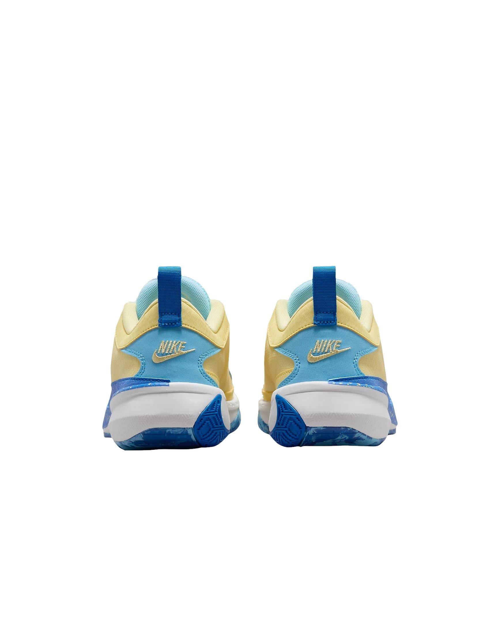 Nike Giannis Freak 5 Grade School Boys' "Photo Blue/Soft Yellow/White/Orange" Basketball Shoe