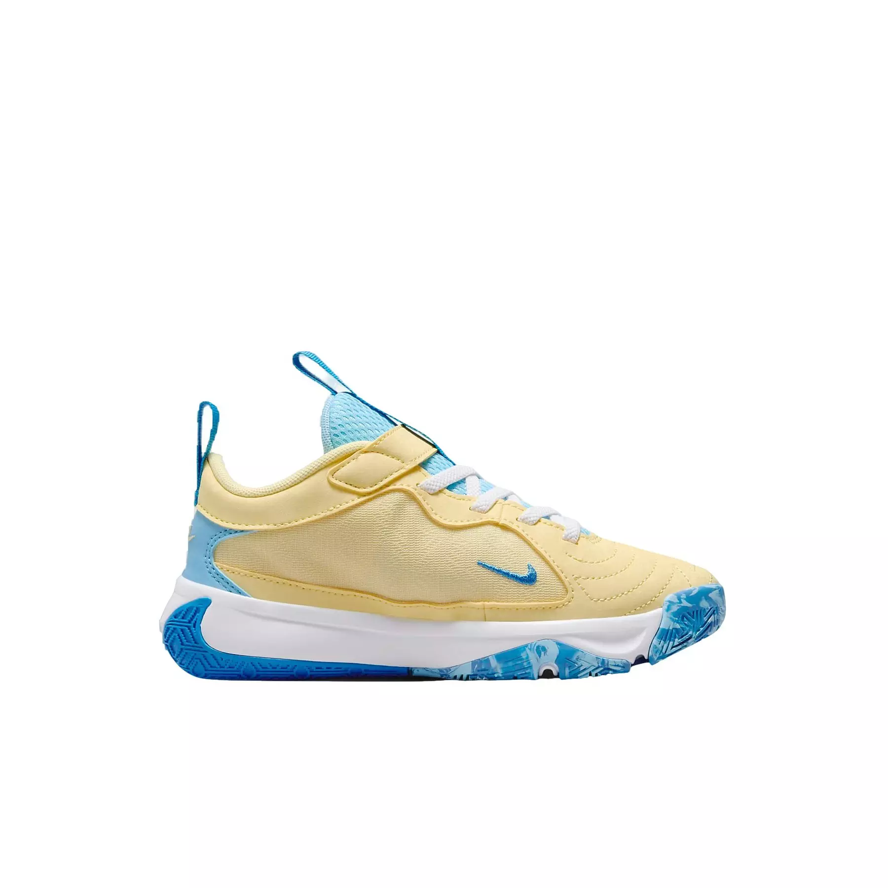 Nike Giannis Freak 5 "Photo Blue/Soft Yellow/White/Light Laser Orange" Preschool Boys' Basketball Shoe - BLUE/YELLOW/WHITE/LT ORANGE