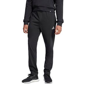 adidas Men's Essentials Small Logo Single Jersey Joggers -Black/White