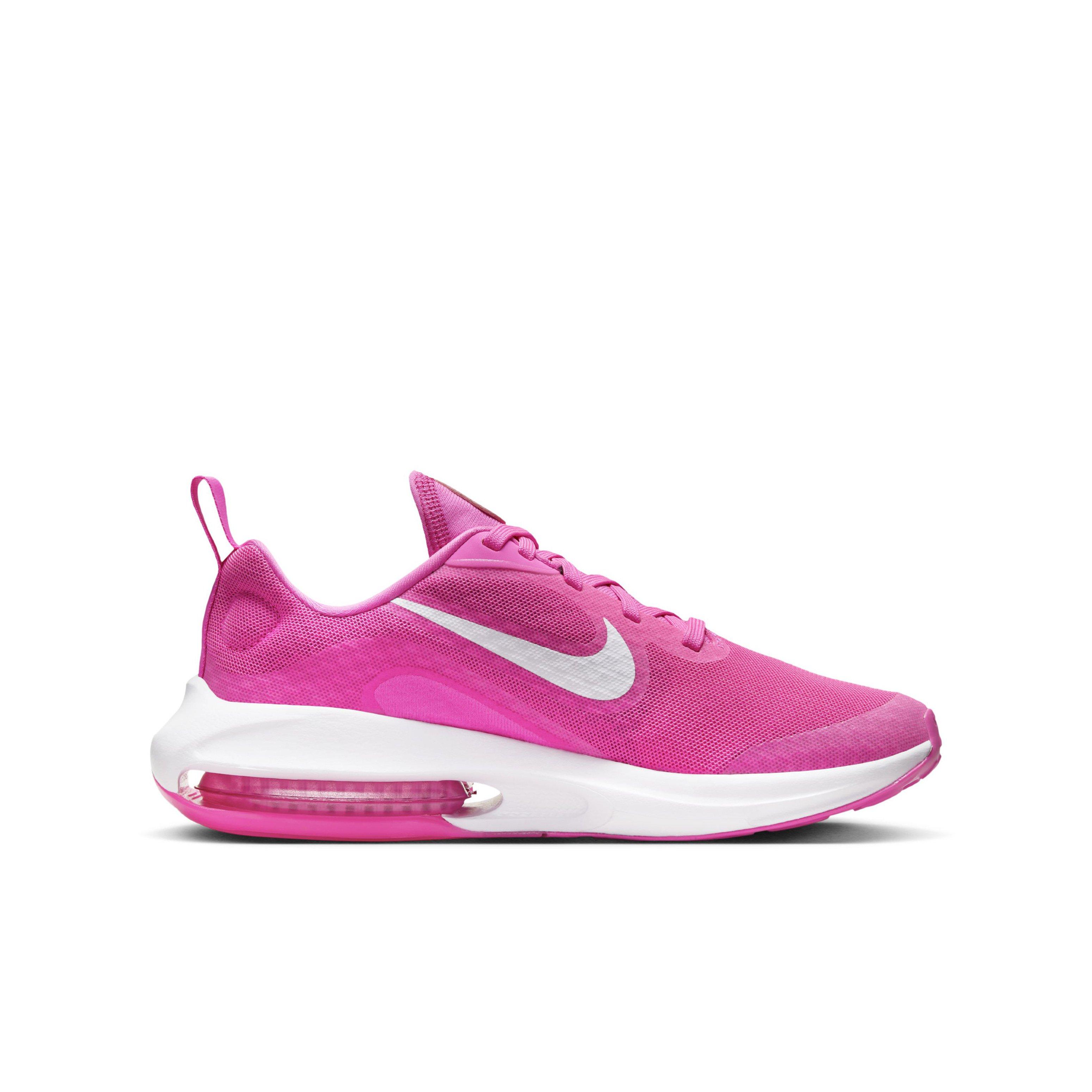 Nike Air Zoom Arcadia 2 Laser Fuchsia/White/White Grade School Girls'  Running Shoe - Hibbett