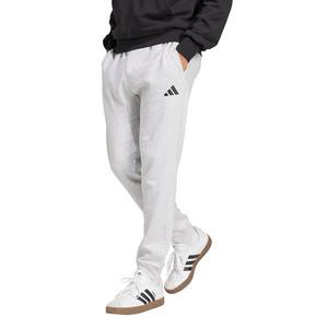 adidas Men's Essentials Feelcozy Fleece Joggers -Lt Grey/Black