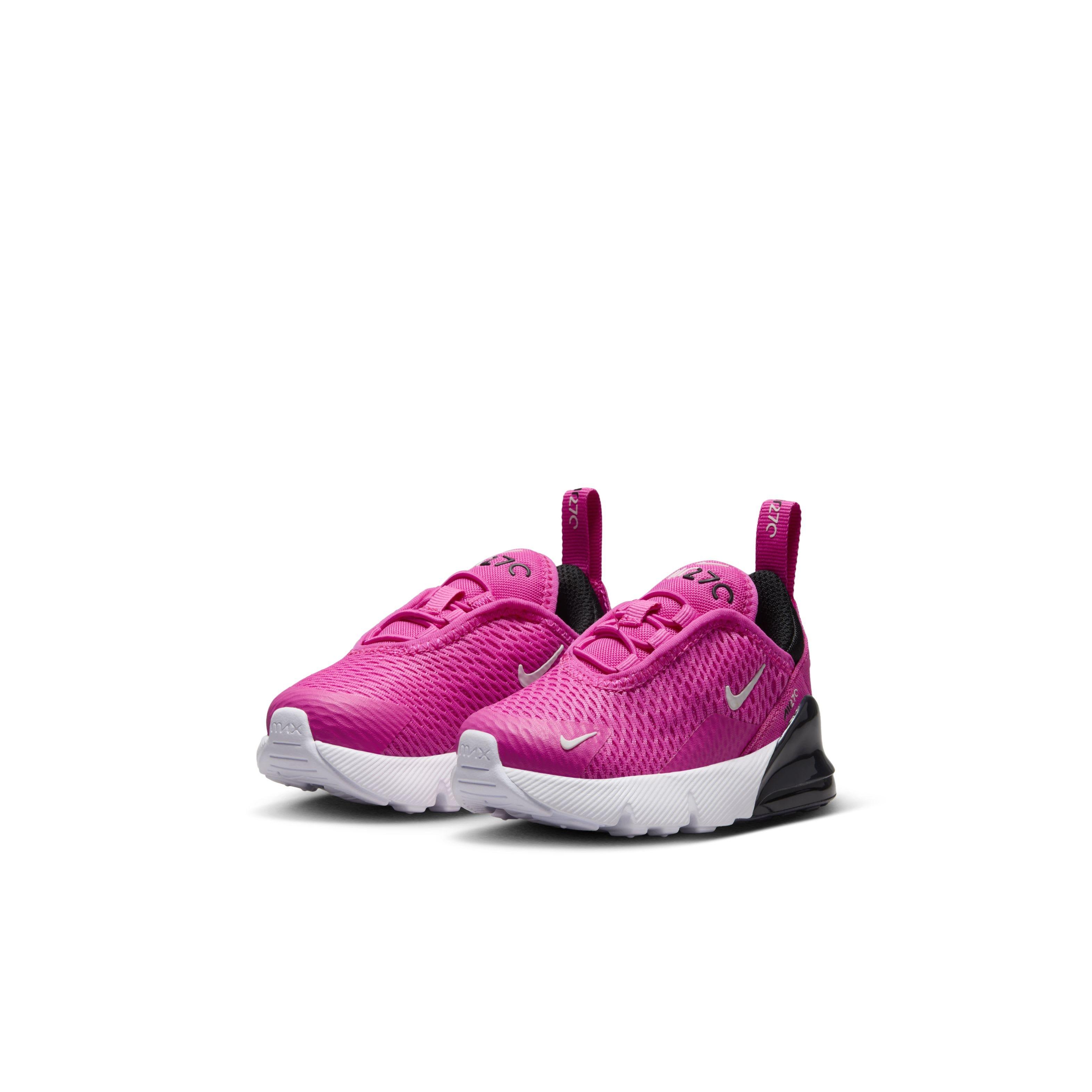 Nike Air Max 270 Infant Girls' "Laser Fuchsia/Black/White/Summit White" Shoe