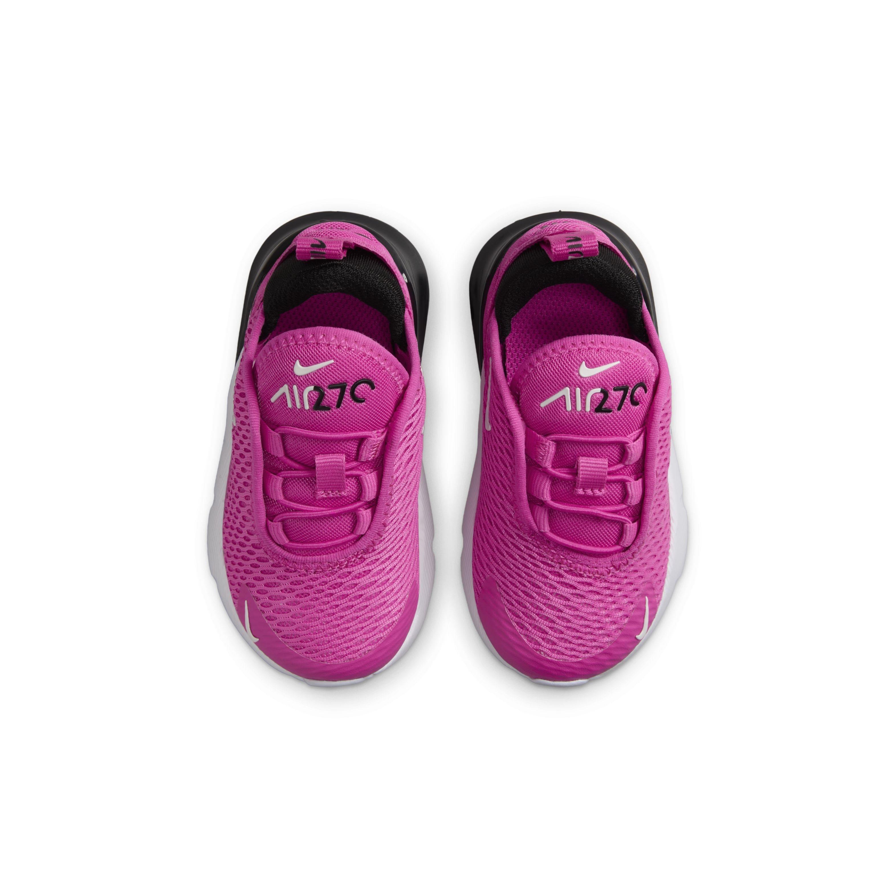 Nike Air Max 270 Infant Girls' "Laser Fuchsia/Black/White/Summit White" Shoe