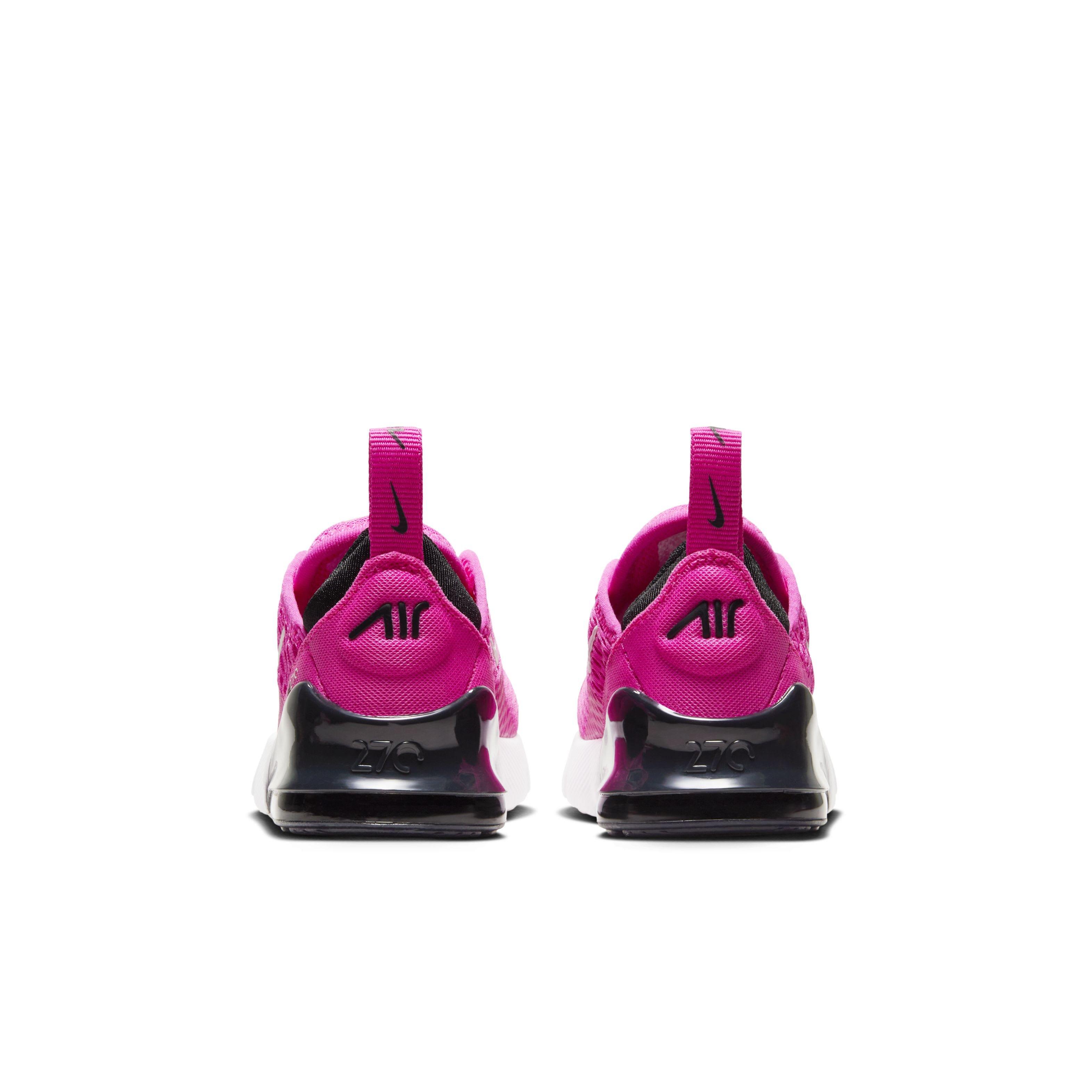 Nike Air Max 270 Infant Girls' "Laser Fuchsia/Black/White/Summit White" Shoe