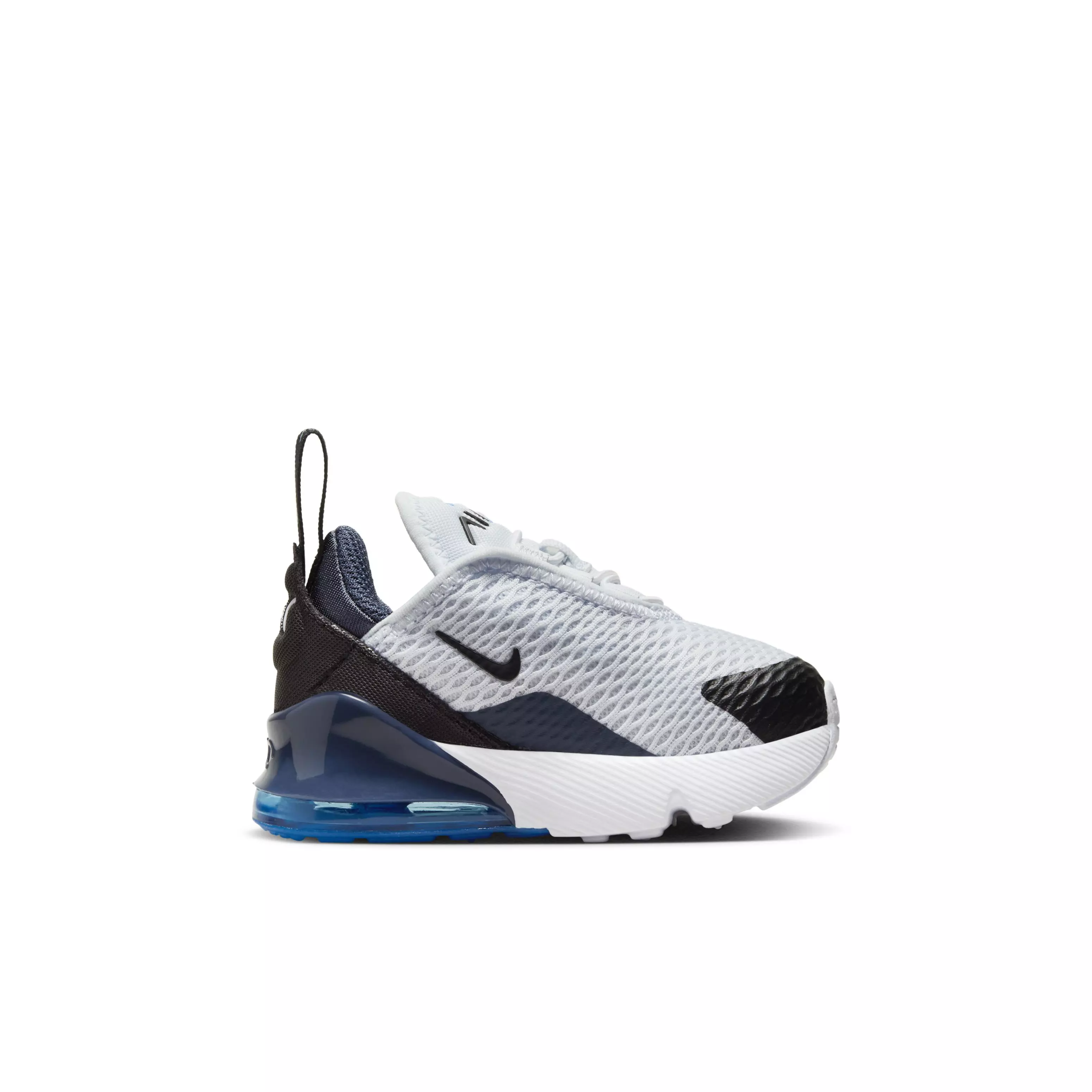 Nike Air Max 270 "Football Grey/Thunder Blue/Photo Blue/Black" Infant Boys' Shoe - GREY/BLUE/BLUE/BLACK