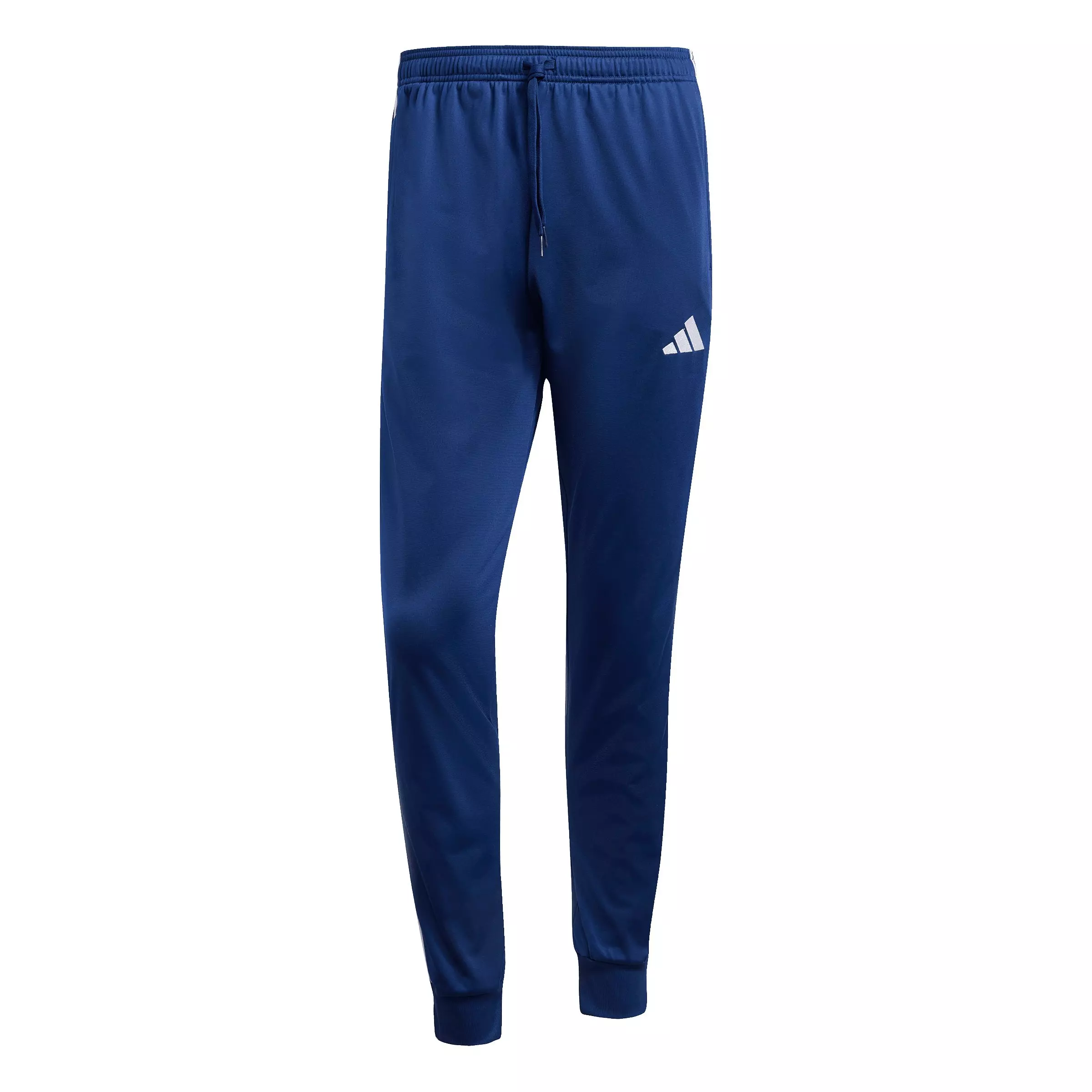 adidas Men's 3-Stripes Tricot Regular Tapered Track Pants - Dk Blue - DK BLUE