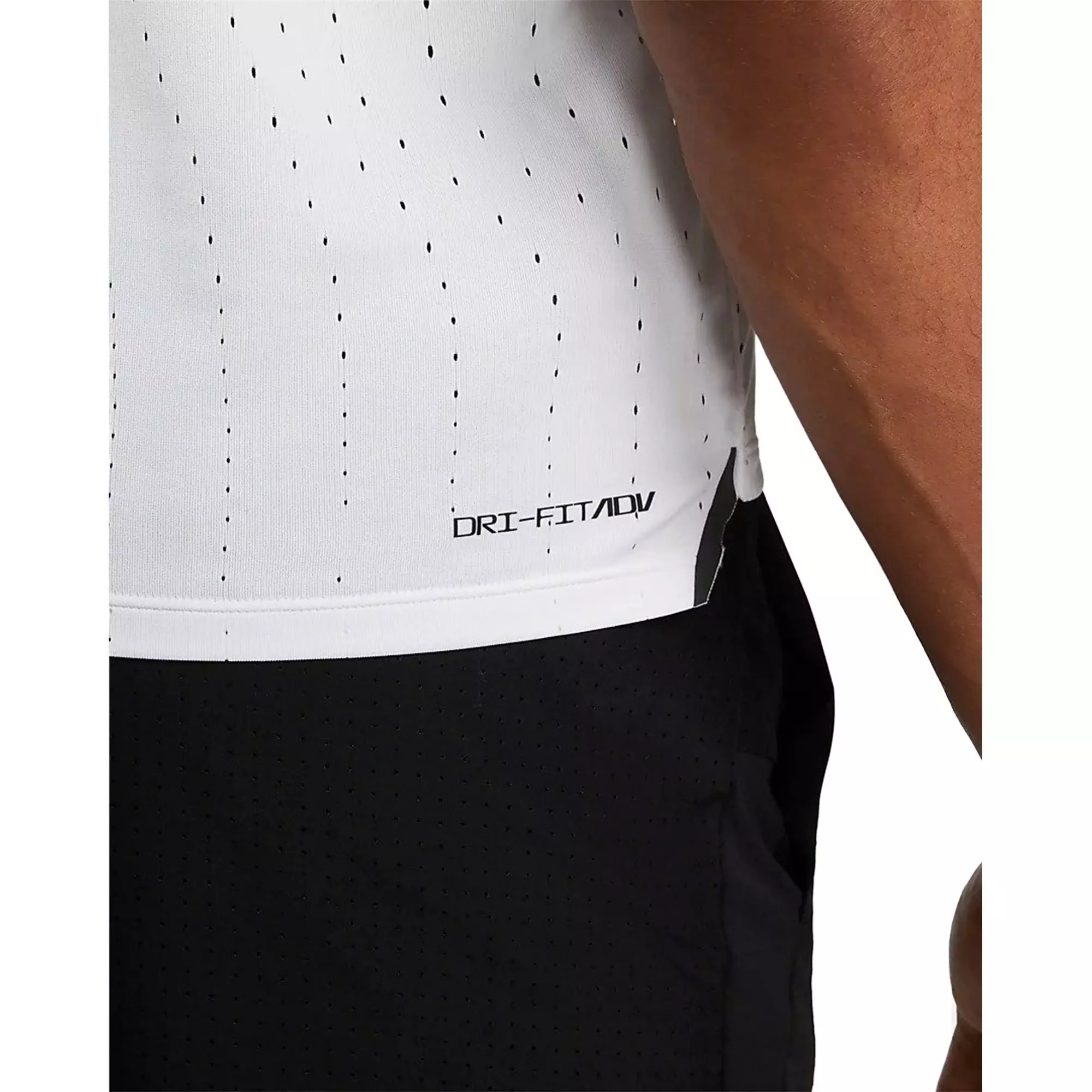 Nike Men's Dri-FIT AeroSwift Racing Singlet-White - WHITE