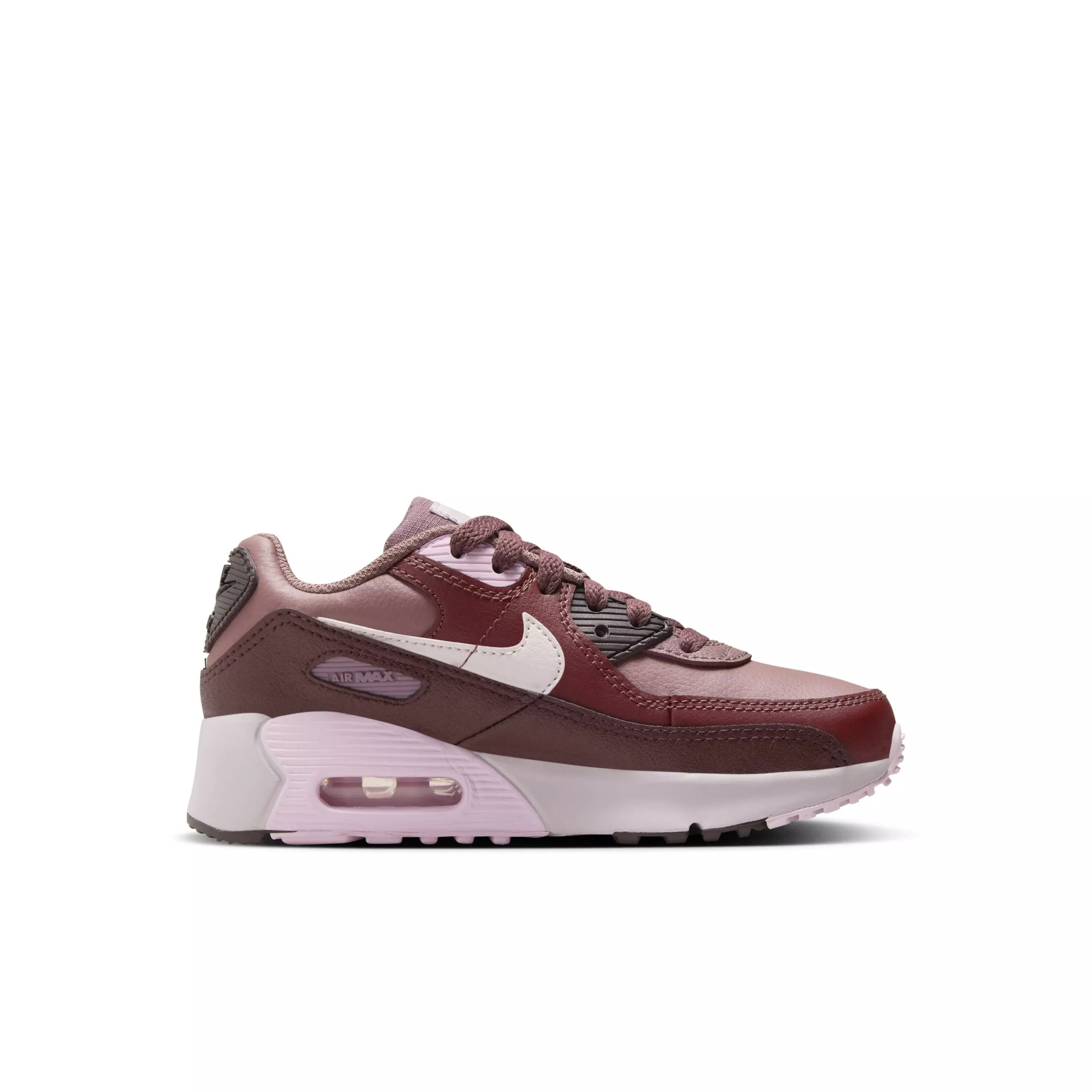 Nike Air Max 90 LTR "Smokey Mauve/Dark Pony/Earth/Platinum Violet" Preschool Girls' Shoe - MAUVE/DK PONY/EARTH/VIOLET