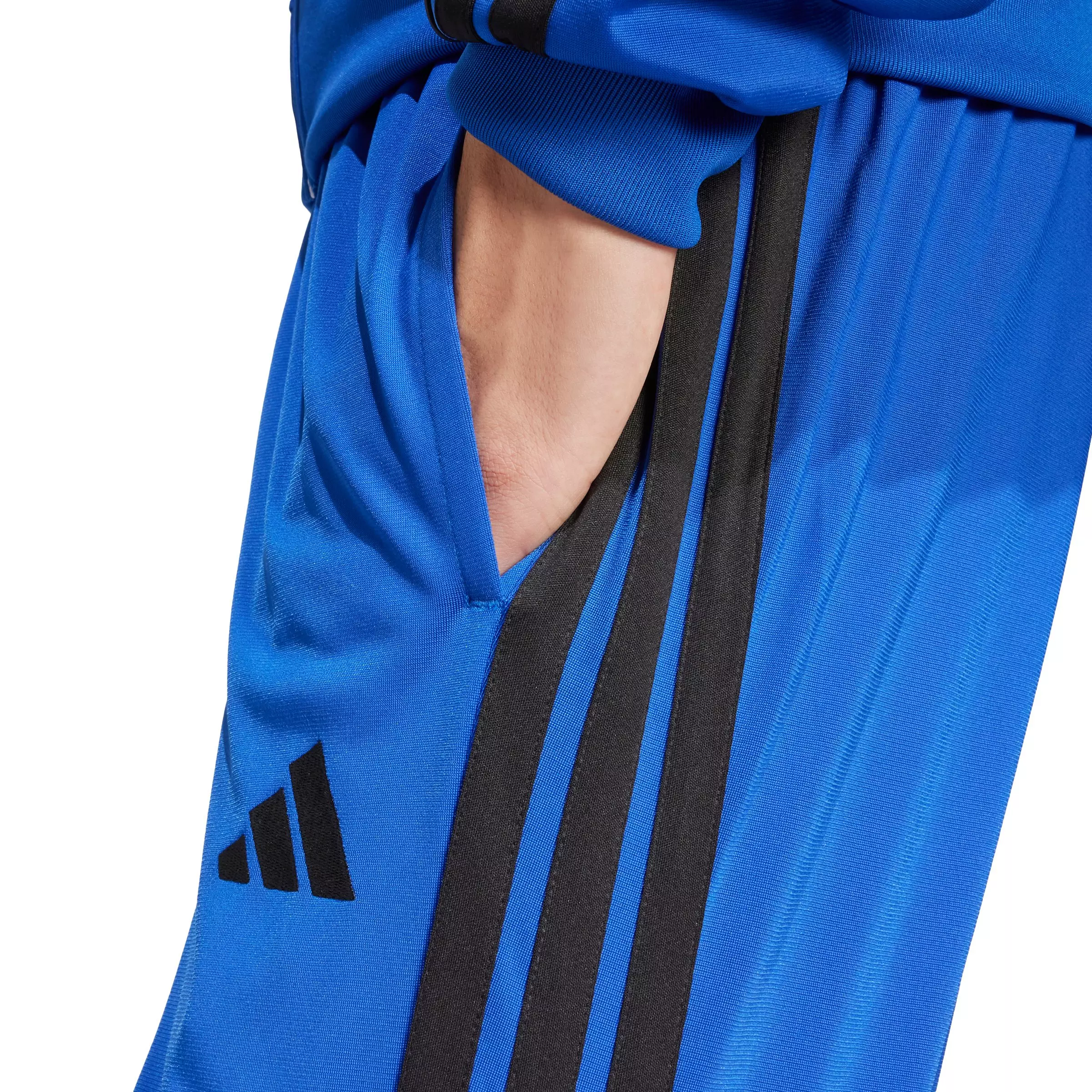 adidas Men's 3-Stripes Tricot Regular Tapered Track Pants - Royal - ROYAL