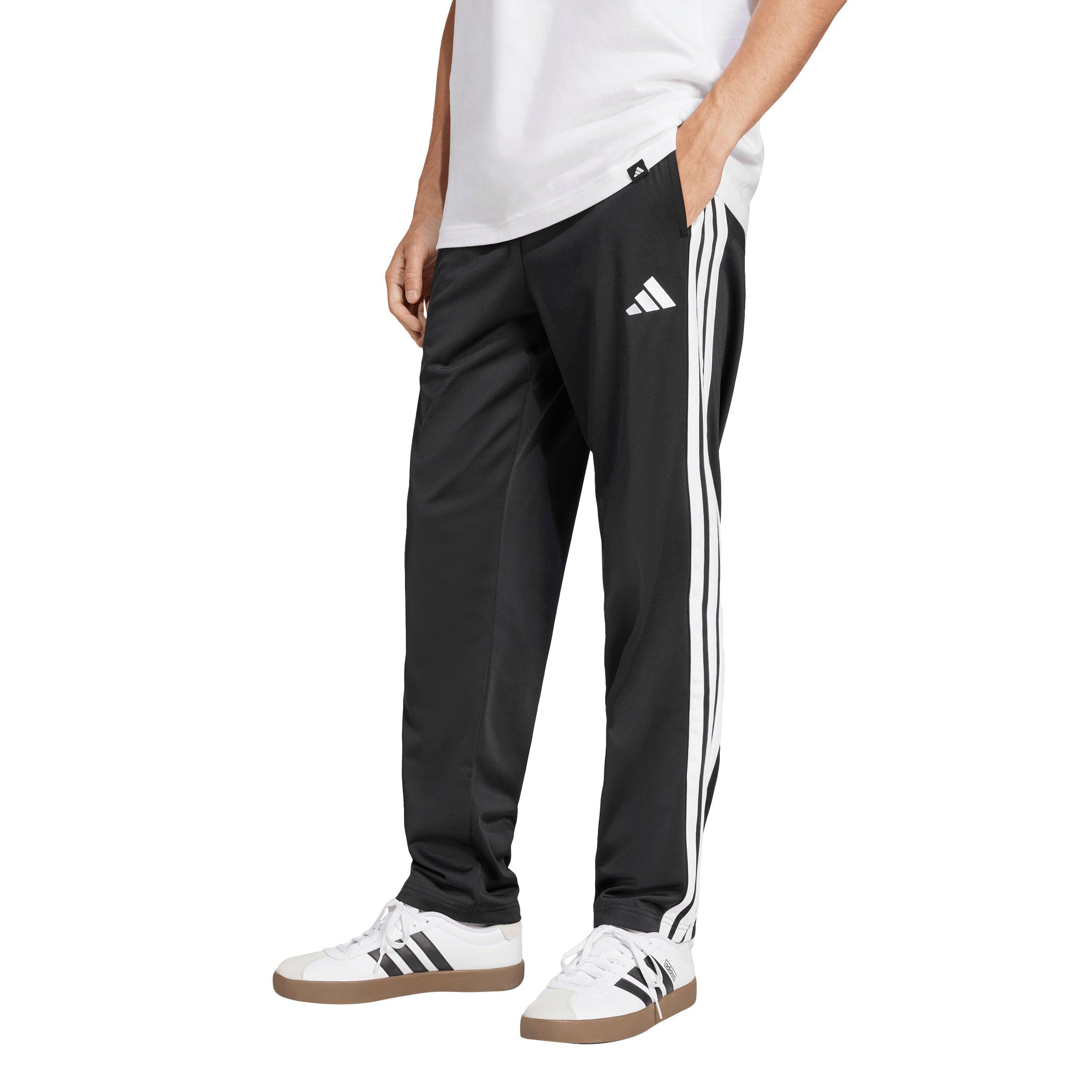 adidas Men's Dayready Open Hem Trackpants - Black - BLACK Thumbnail View 1