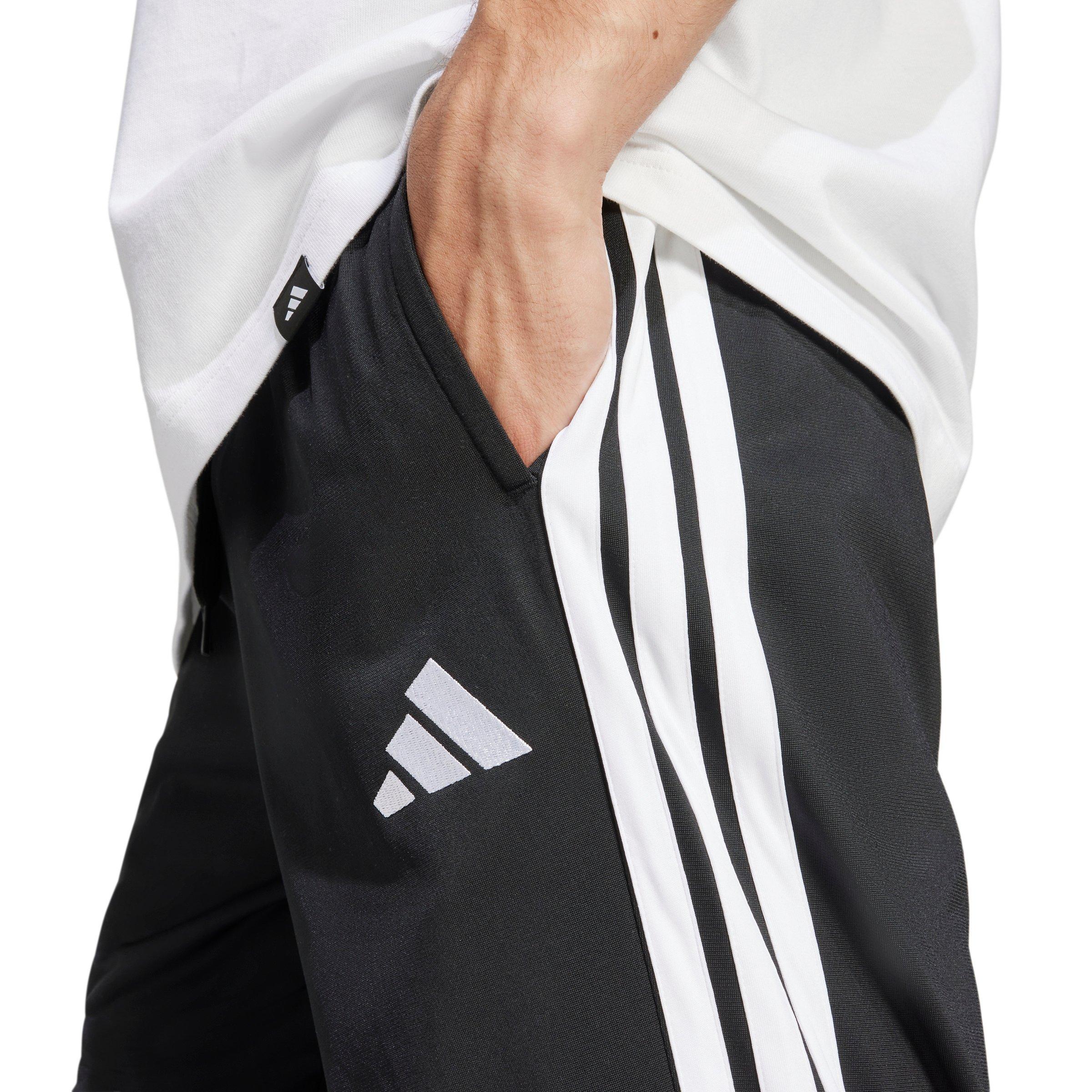 adidas Men's Dayready Open Hem Trackpants - Black - BLACK Thumbnail View 3