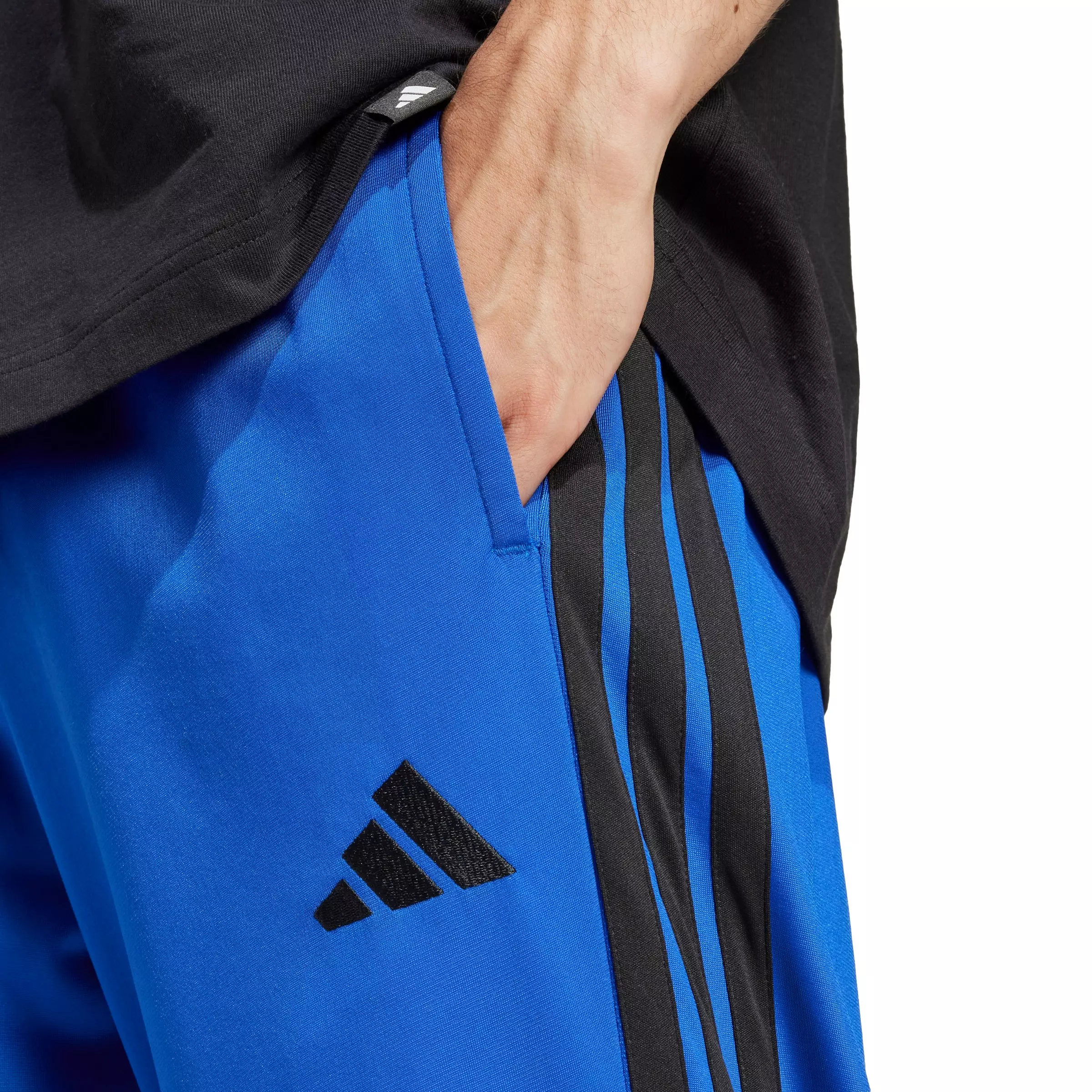 adidas Men's Dayready Open Hem Trackpants - Royal Blue - ROYAL BLUE